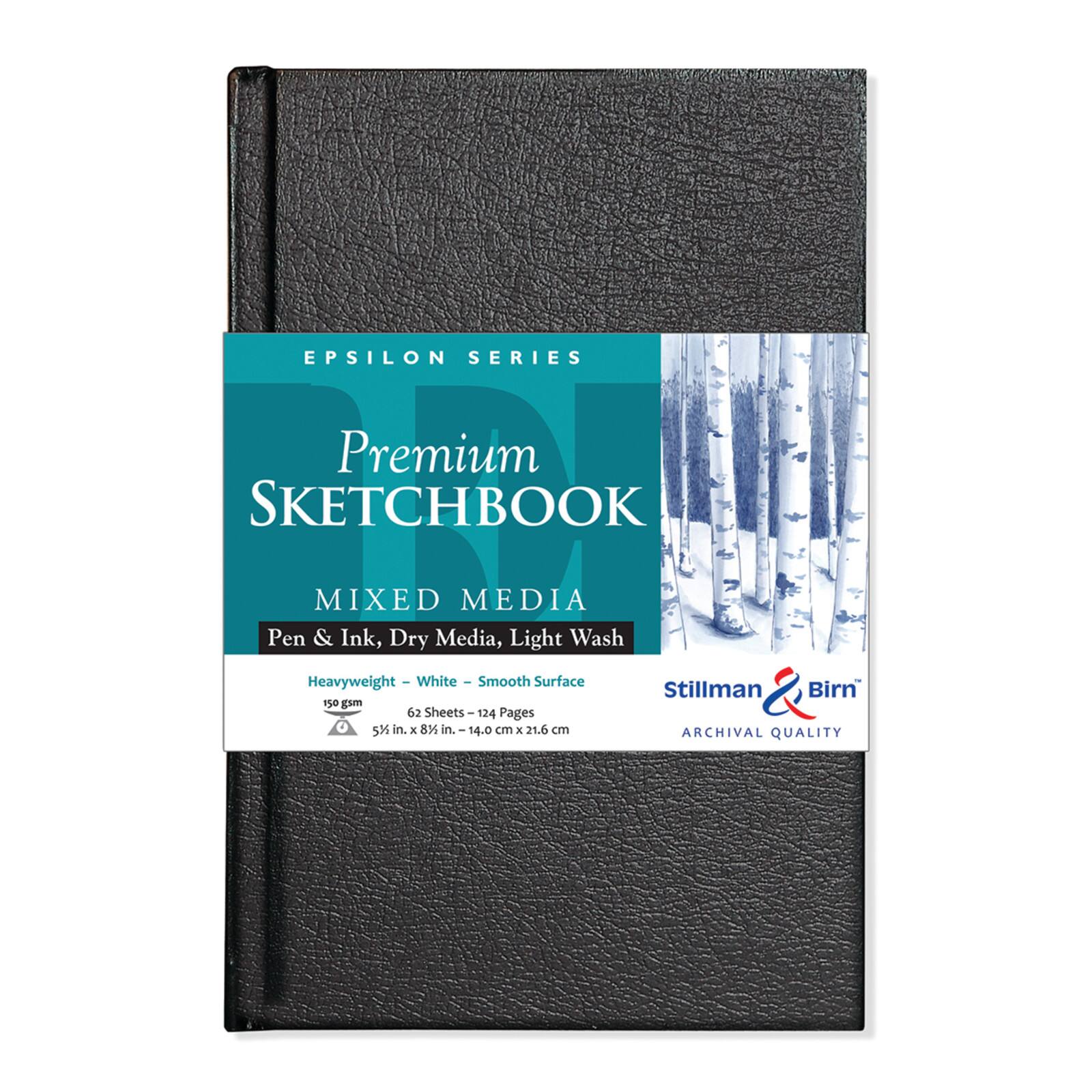 Stillman & Birn® Epsilon Series Hardcover Mixed Media Premium Sketchbook, 5.5" x 8.5"