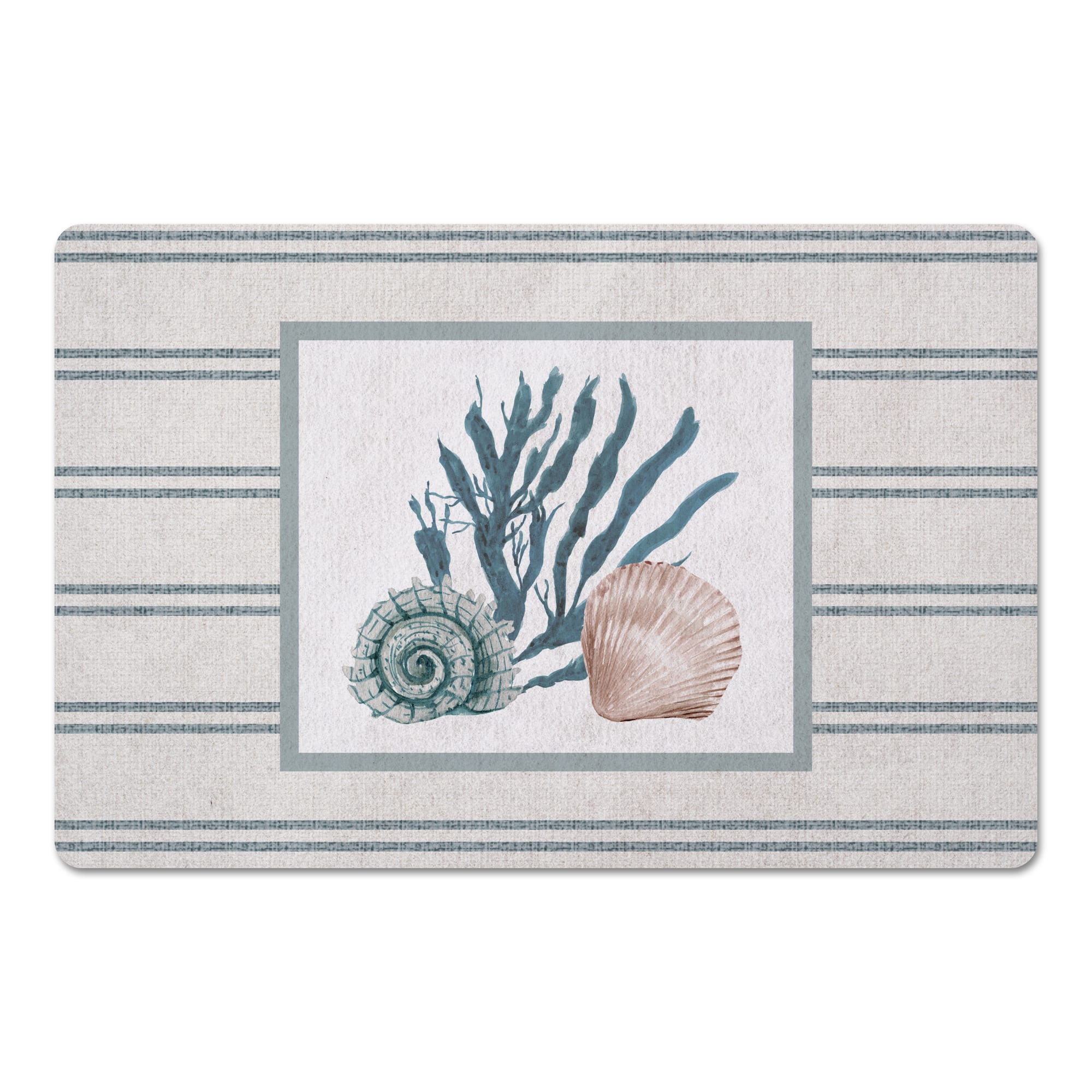 Snail and Olive Shell 18" x 27" Floor Mat
