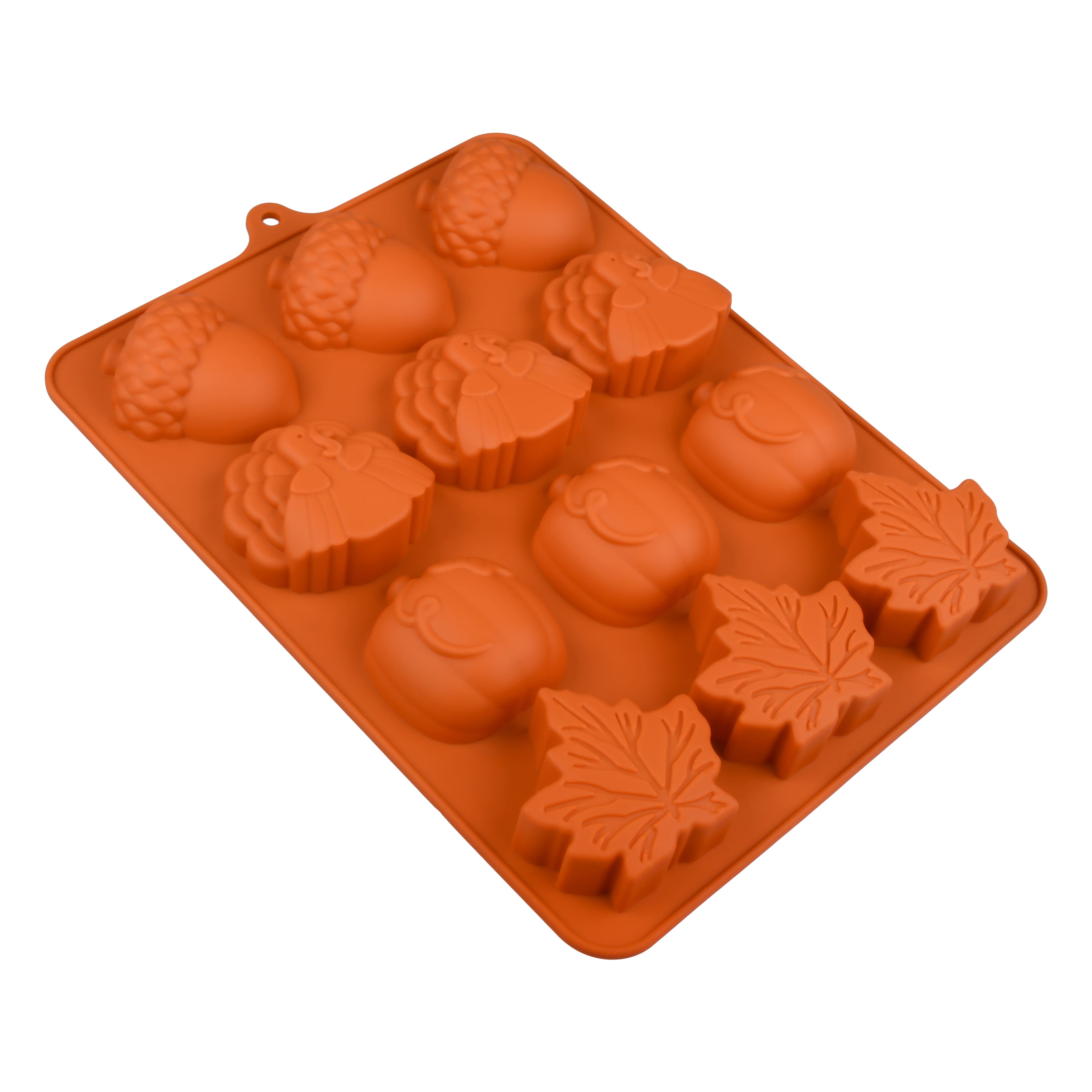 Large Thanksgiving Icons Silicone Treat Mold by Makery&#x2122;
