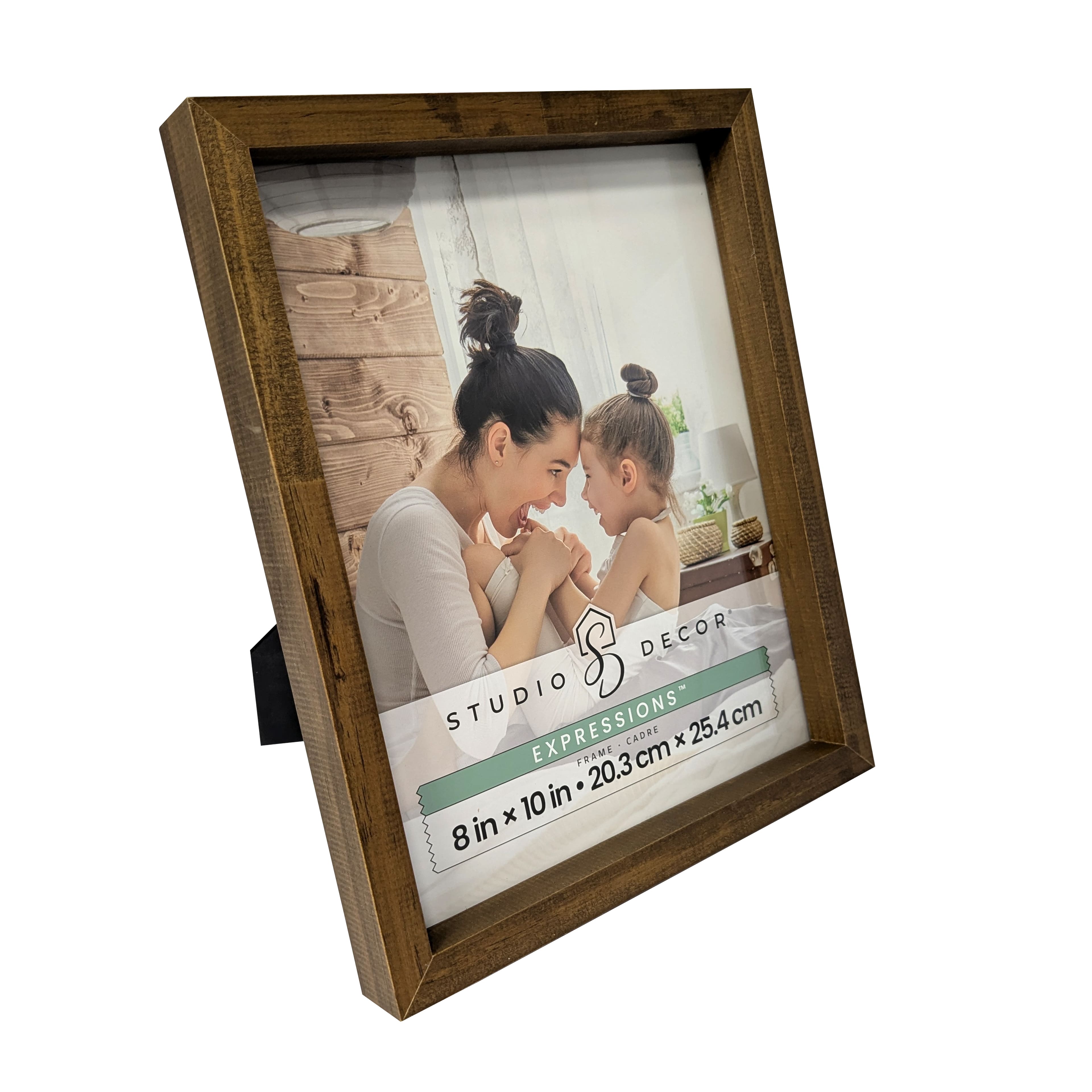 Expressions&#x2122; Brown Linear Wood Frame by Studio D&#xE9;cor&#xAE;