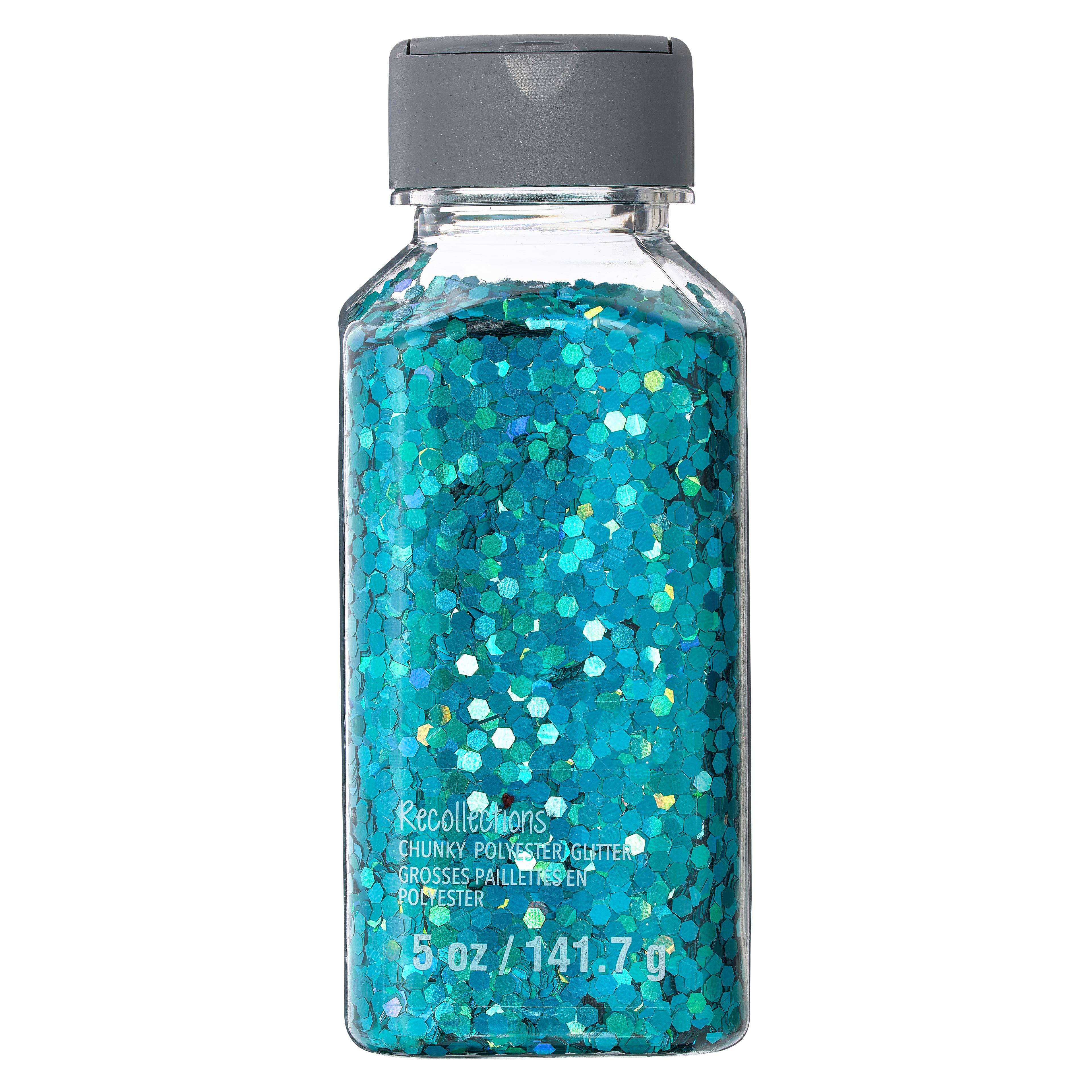 12 Pack: Mint Holographic Chunky Polyester Glitter by Recollections™