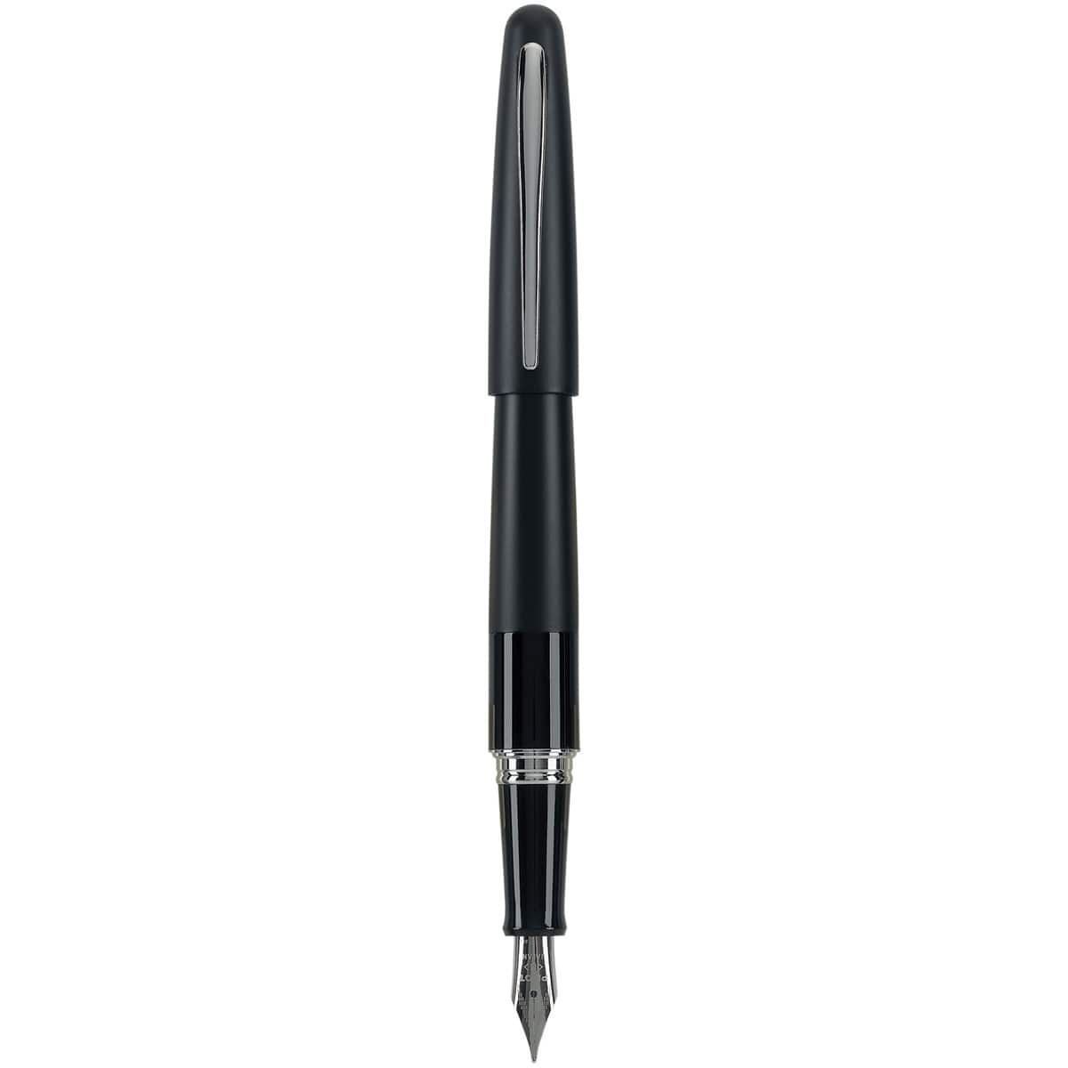 Pilot MR Collection Metropolitan Black Boxed Medium Fountain Point Black Ink Pen