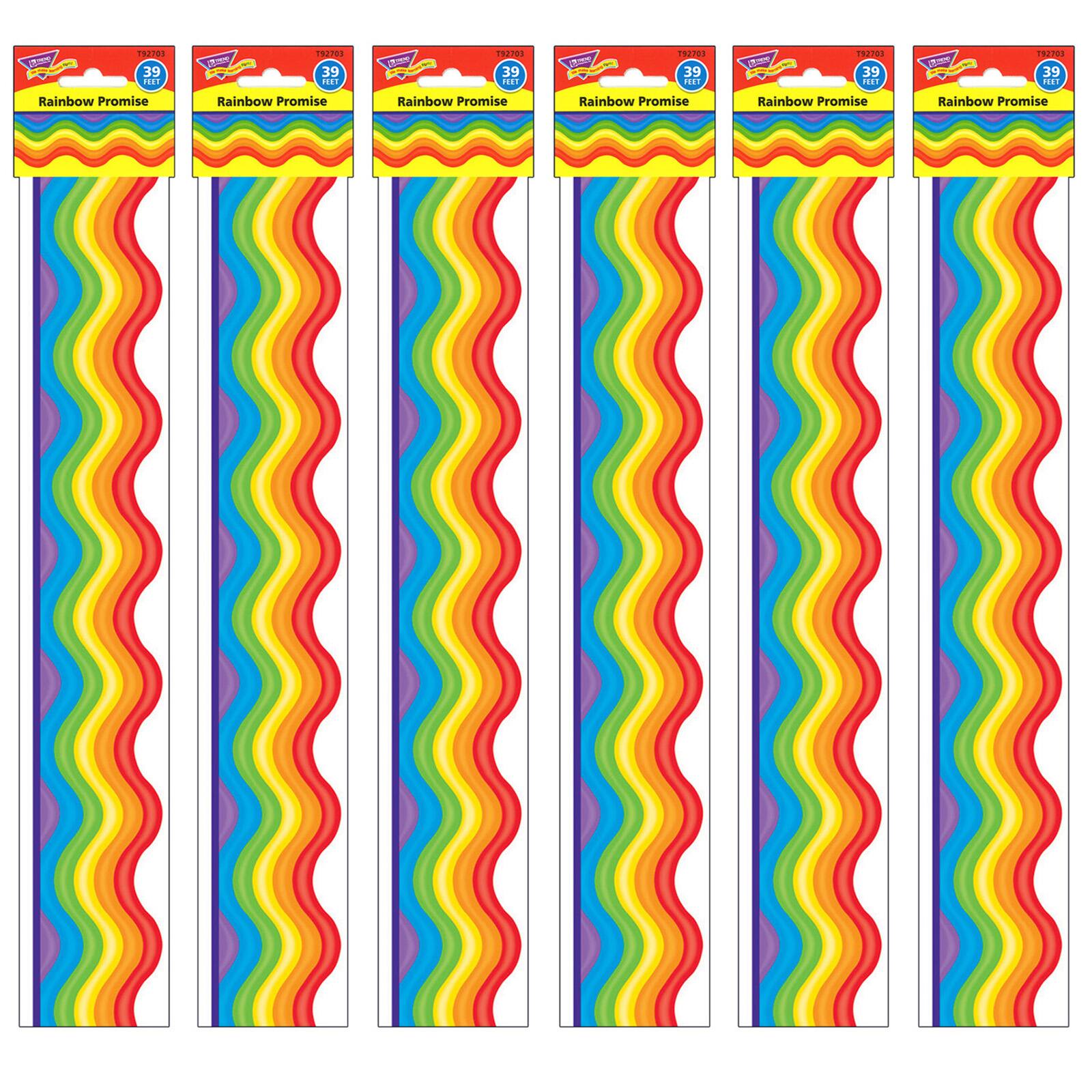 Trend Enterprises® Terrific Trimmers® Rainbow Promise Borders, 234ft.