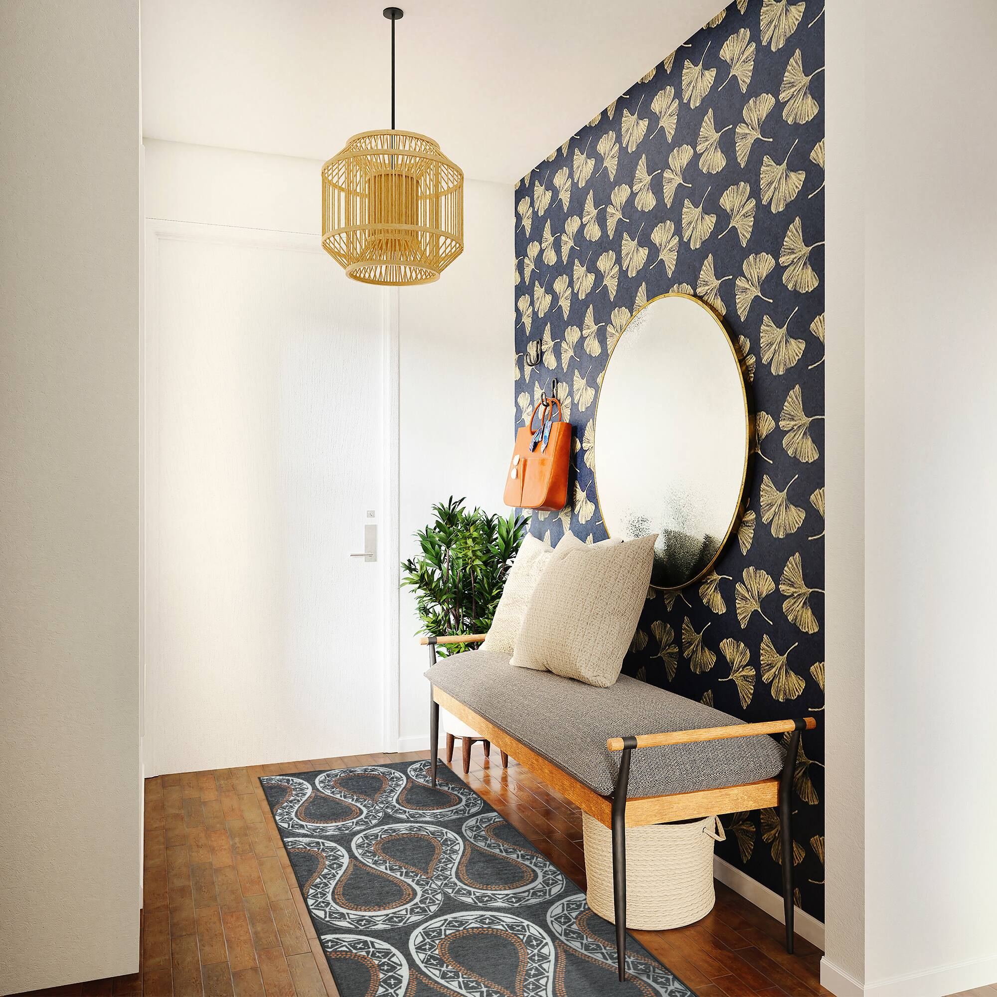 My Magic Carpet Serpentine Washable Rug