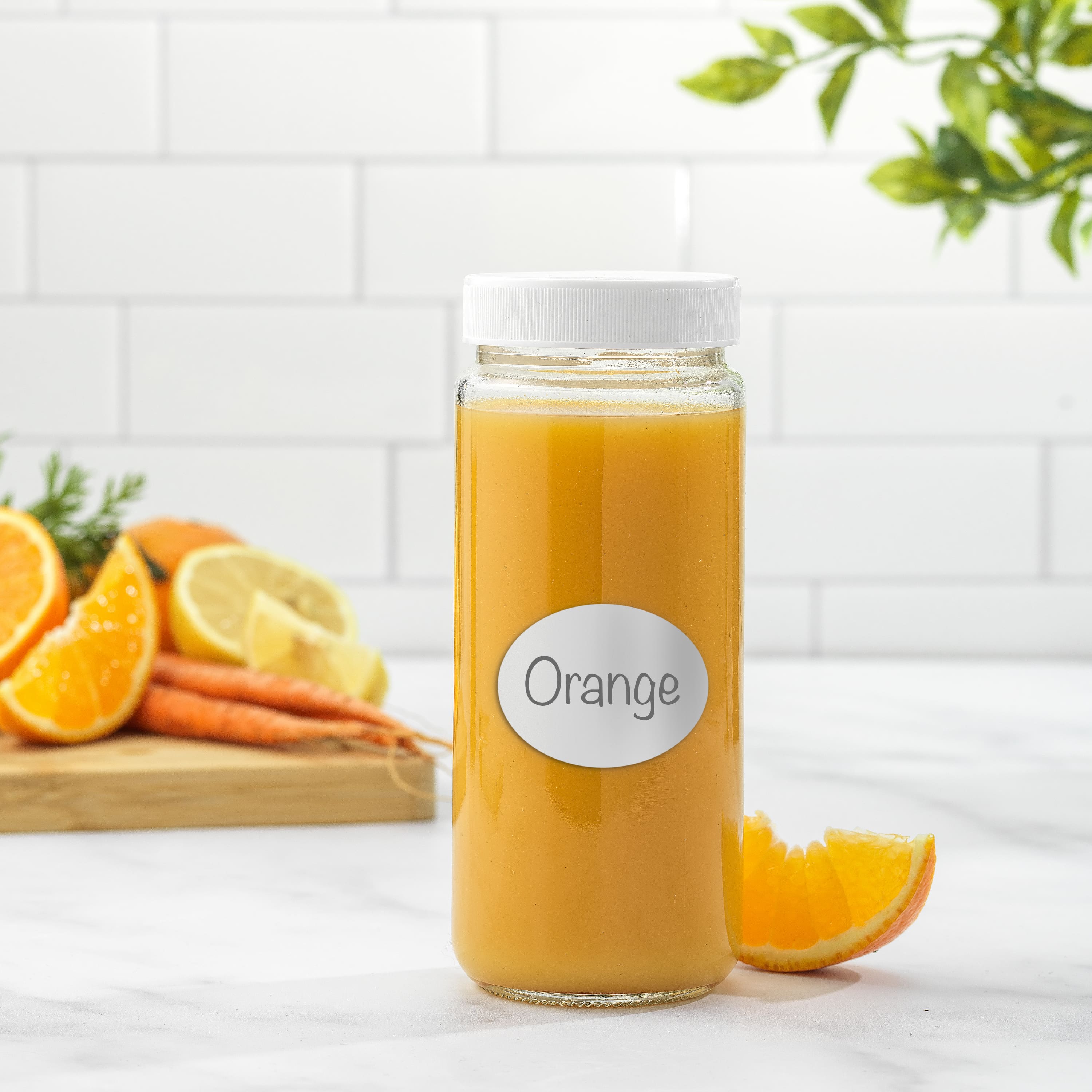 JoyJolt® 16oz. Reusable Glass Juice Bottles with Lids, 8ct.