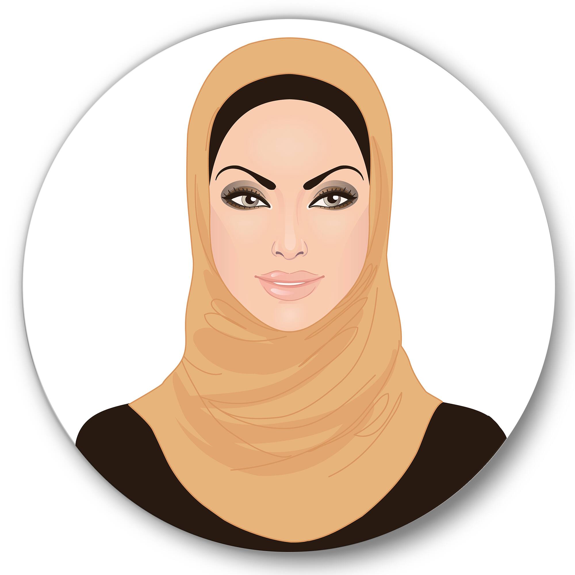 Designart - Portrait of Muslim Woman In Traditional Hijab