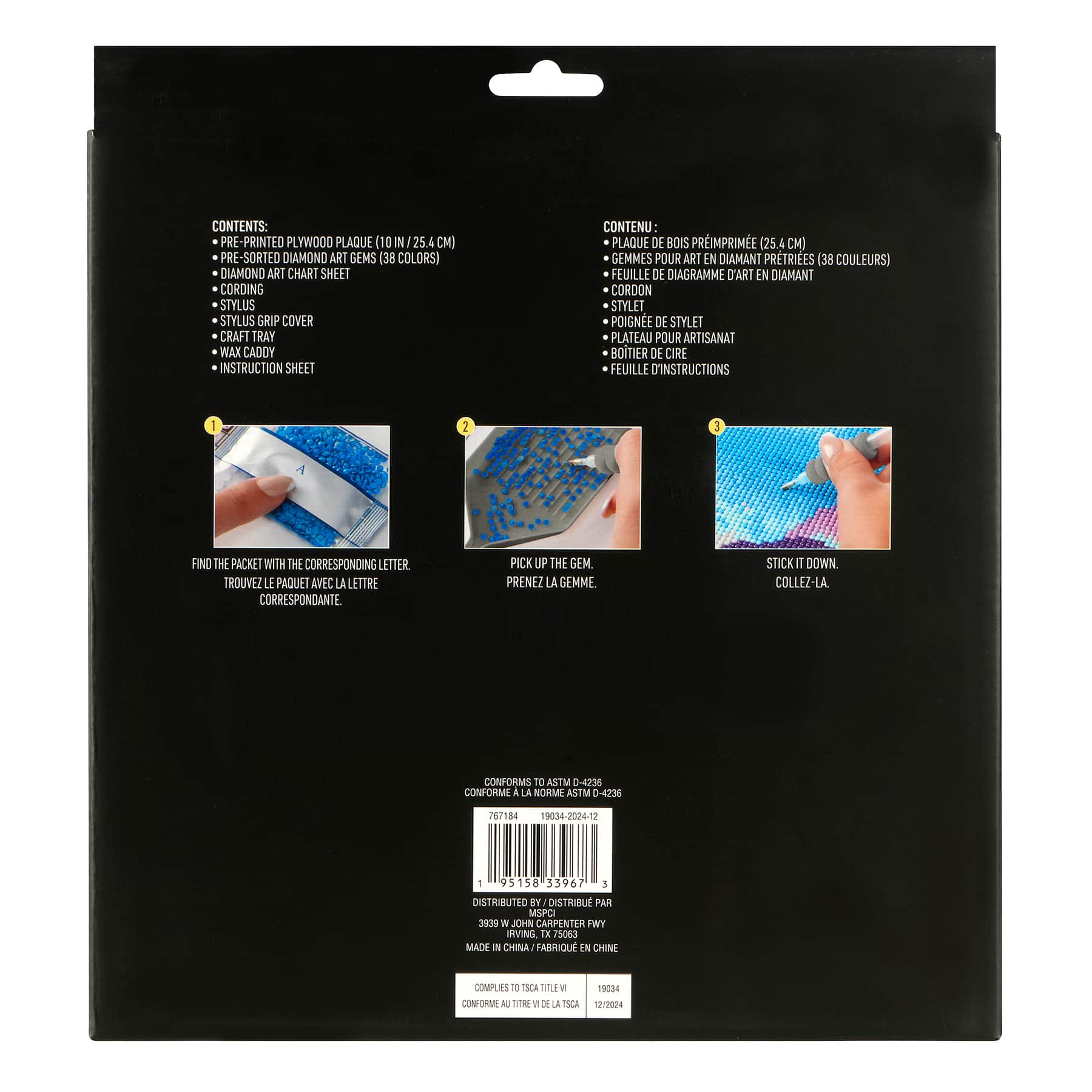 Mojito Wood Plaque Diamond Art Kit by Make Market&#xAE;