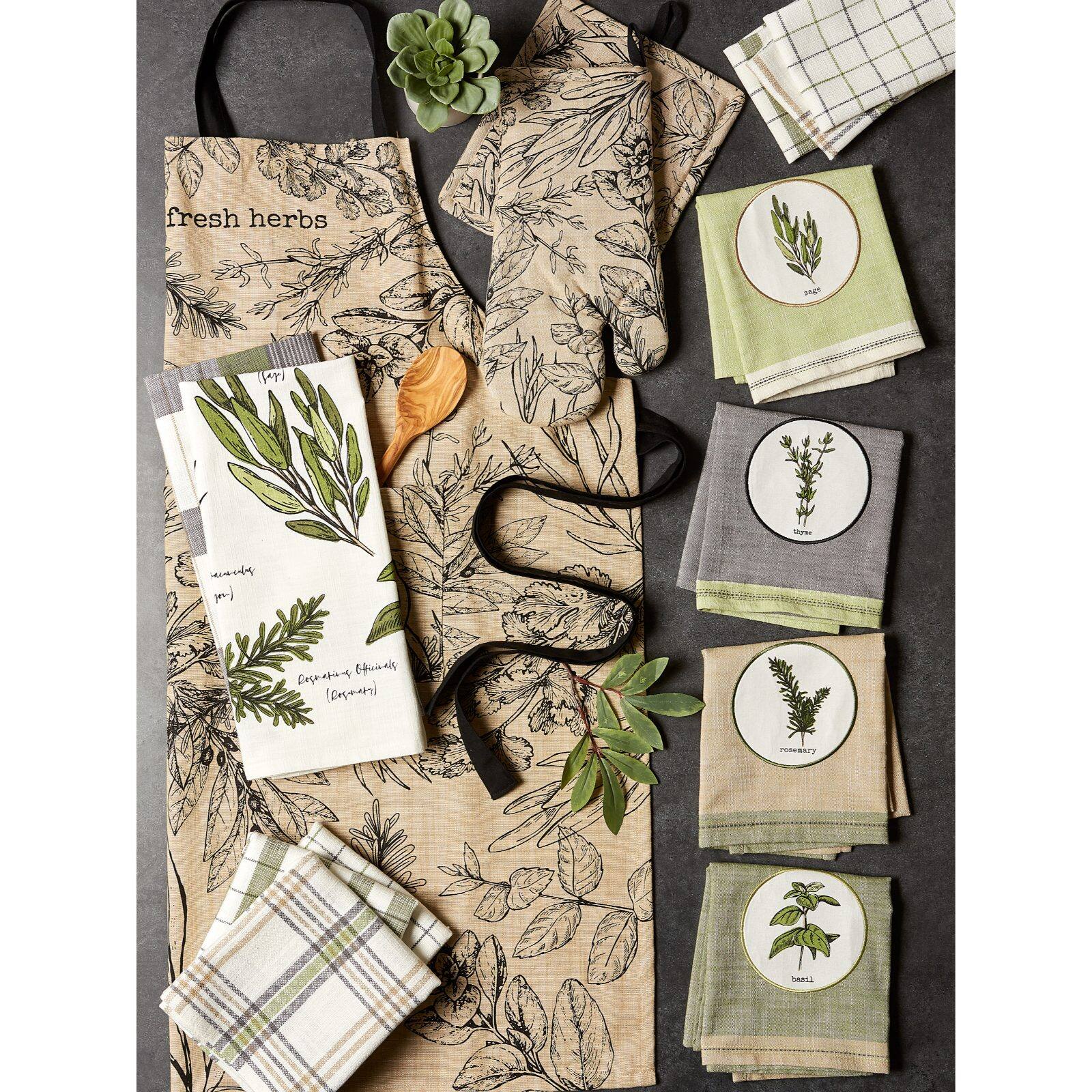 DII® Fresh Herbs Chef Apron