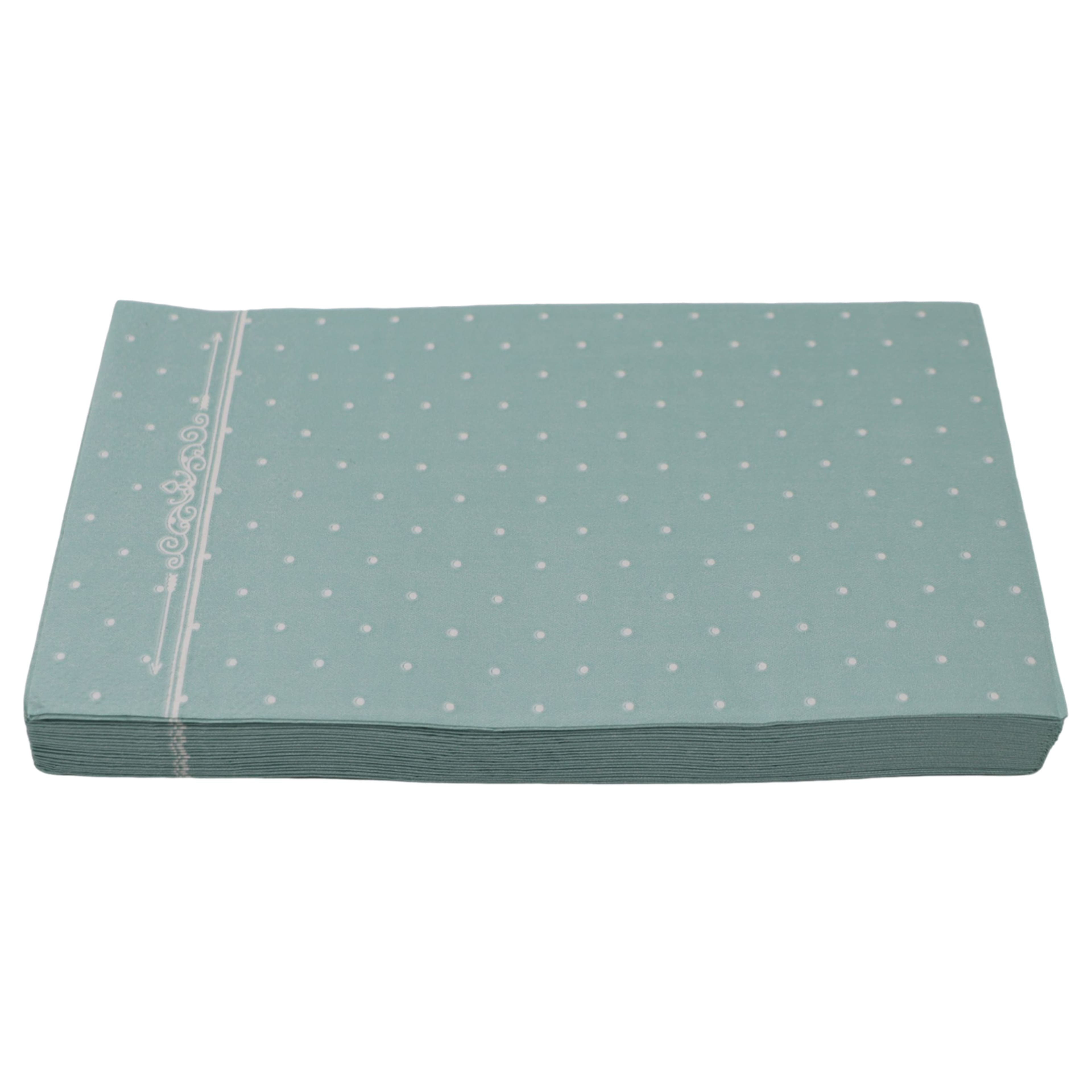 Blue Dots Guest Napkins, 20ct. by Ashland&#xAE;