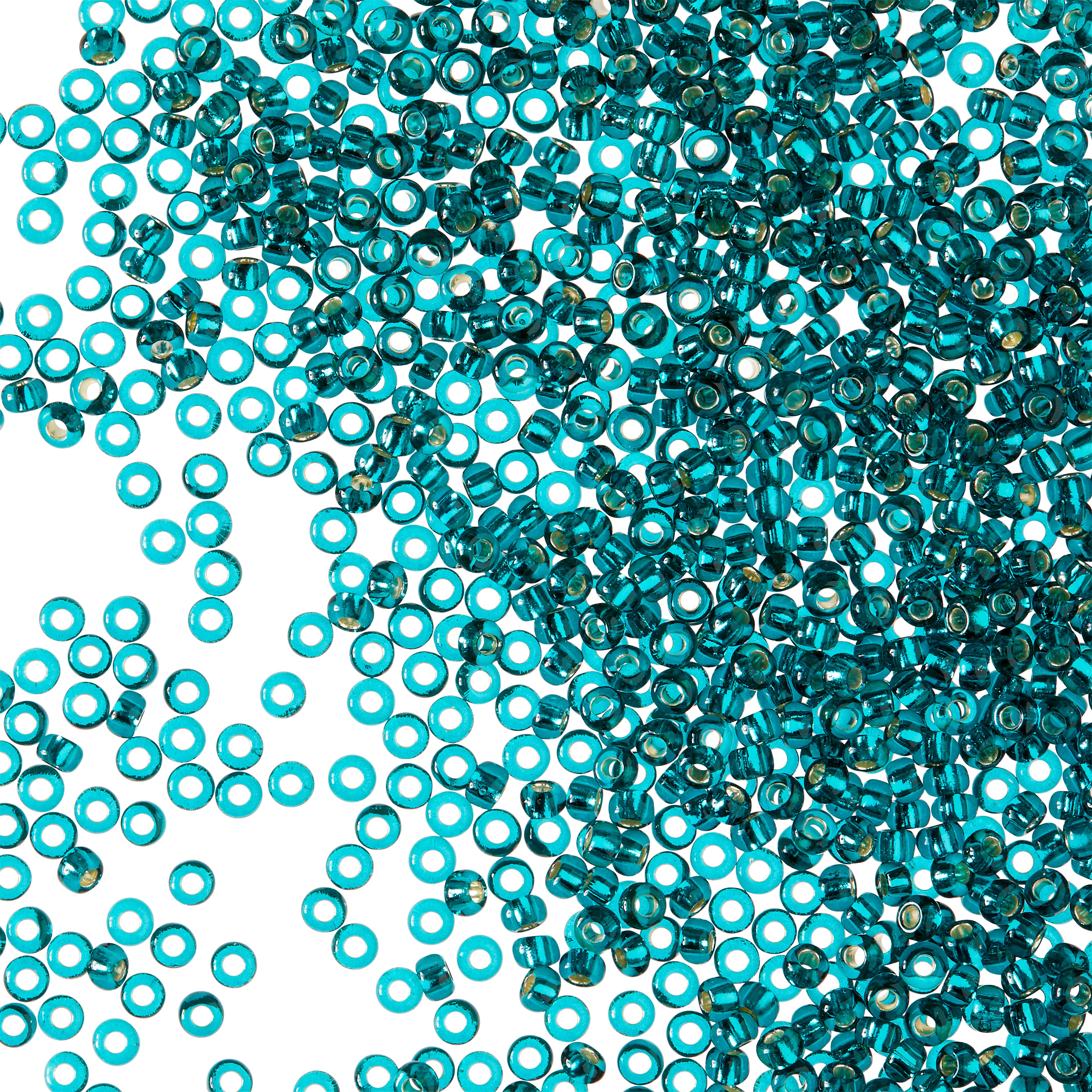 12 Pack: John Bead Transparent Czech Glass Seed Beads, 11/0