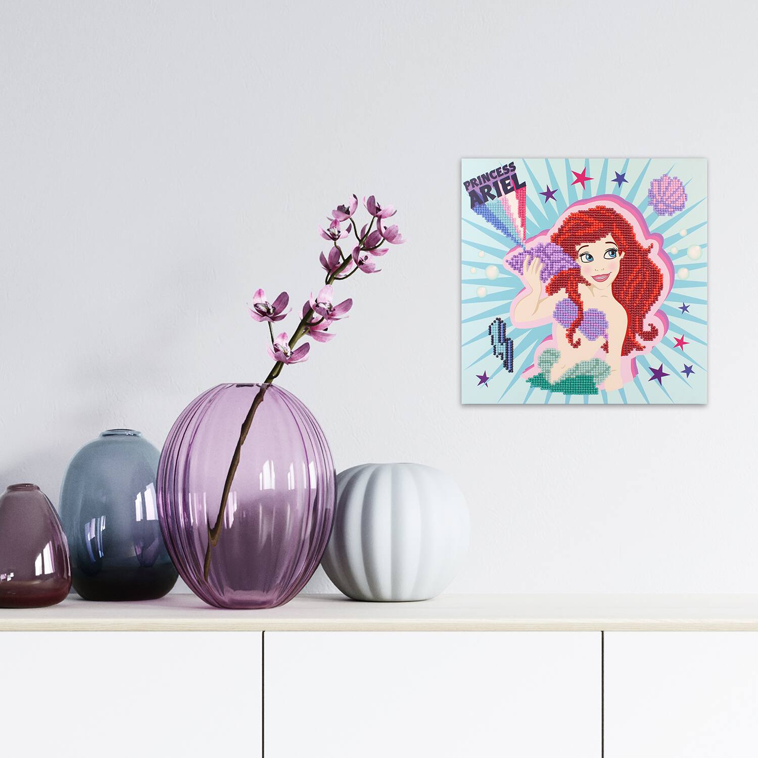 Camelot® Dots Intermediate Ariel Brave POW-ER Dotz Box Diamond Painting Kit