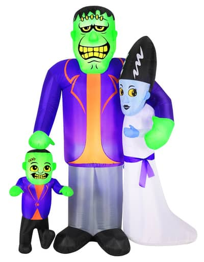 7ft. Inflatable Halloween Monster Family | Michaels