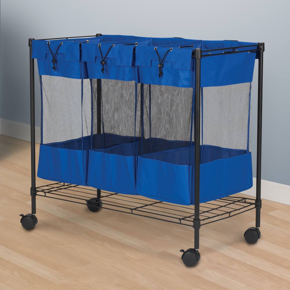 Household Essentials Laundry Sorter with Wheels