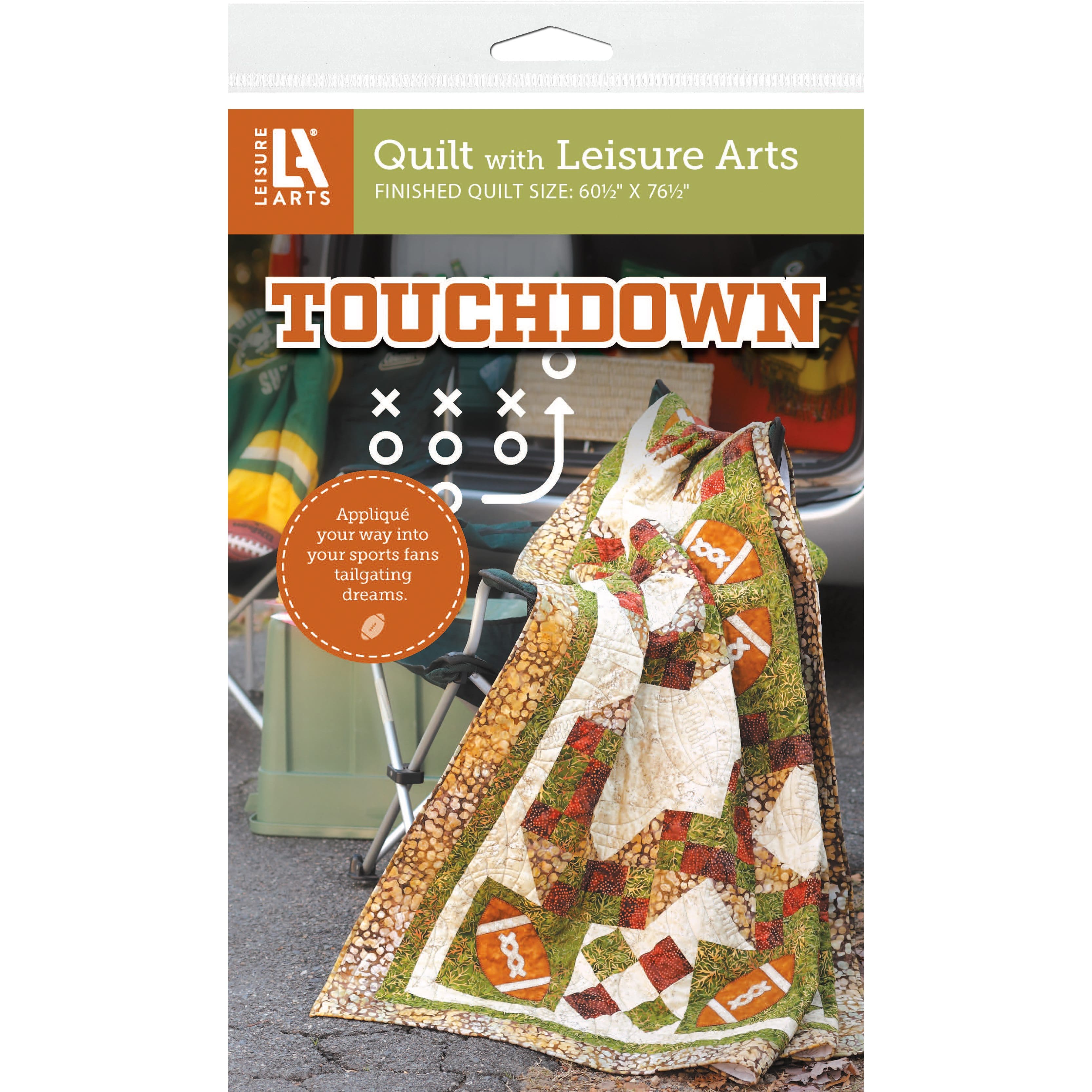 Leisure Arts® Touchdown Quilt Pattern