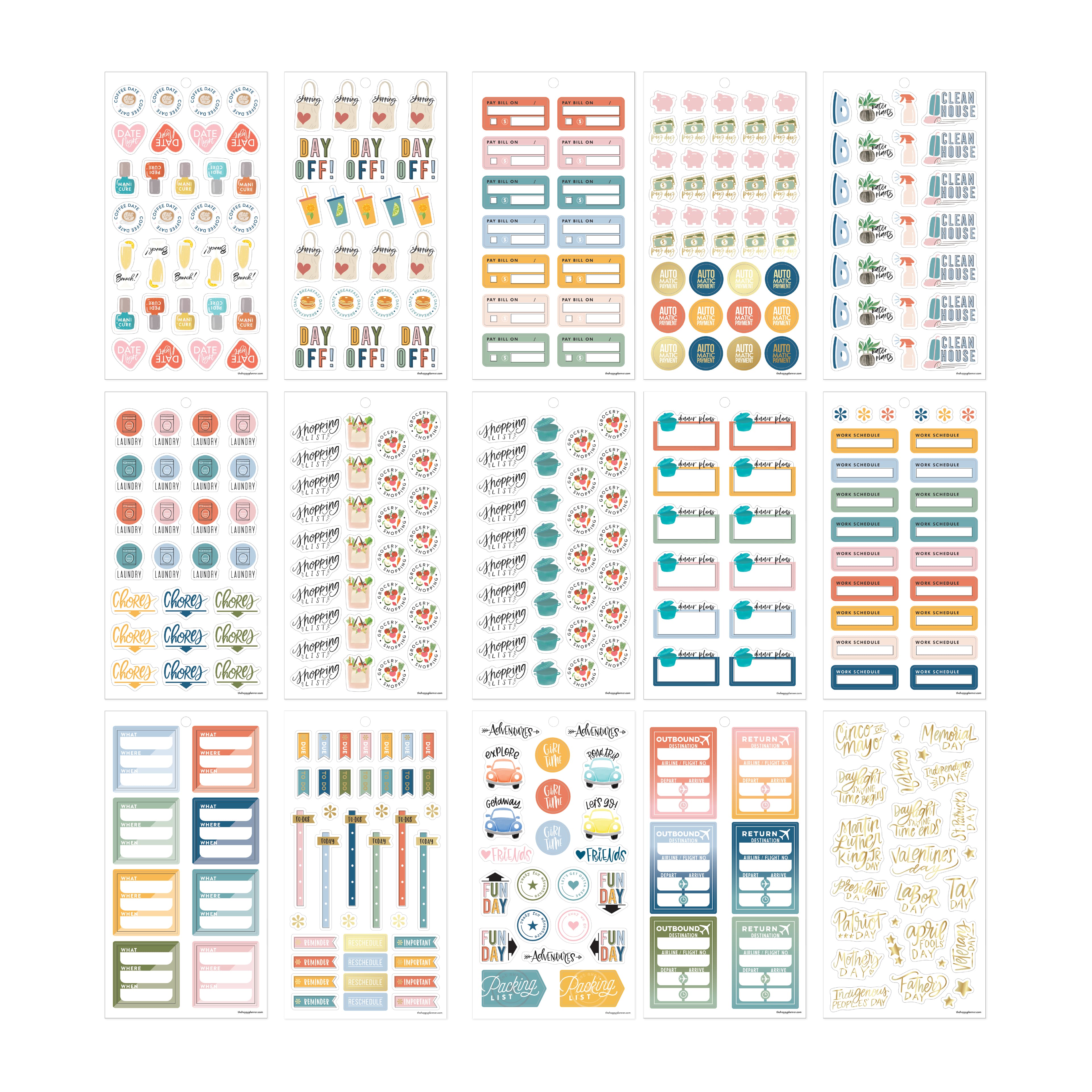 The Happy Planner&#xAE; Planner Essentials Sticker Book