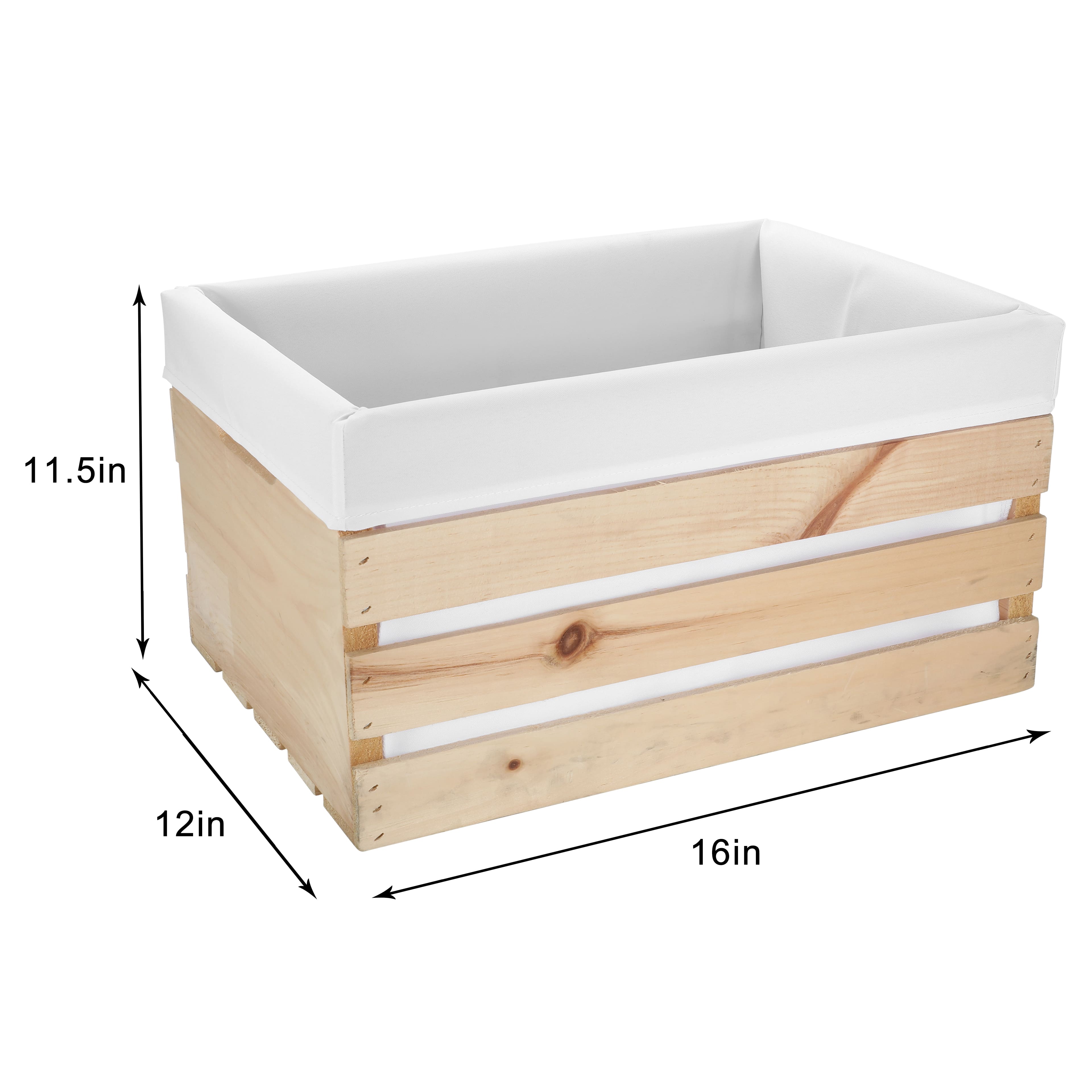16&#x22; White Water-Resistant Crate Liner by Make Market&#xAE;