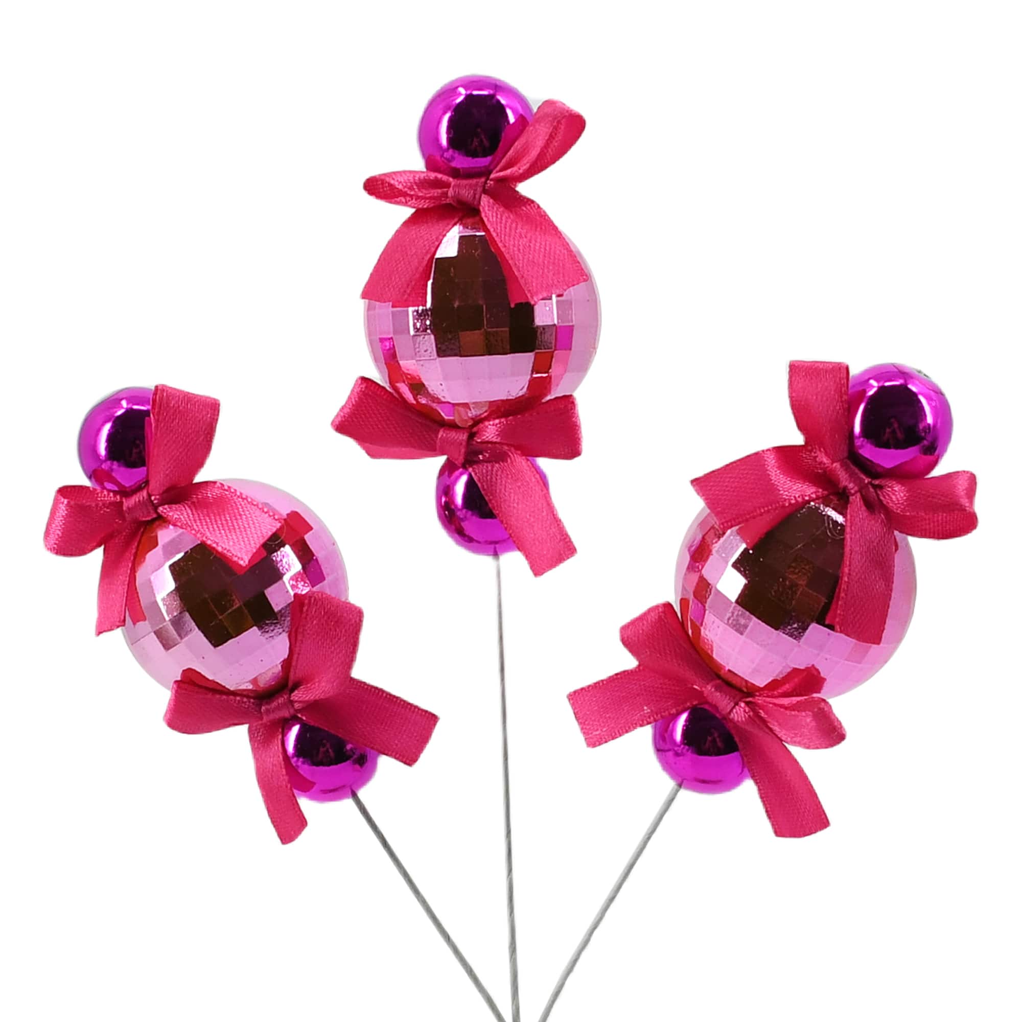 11.75&#x22; Pink Disco Ball Pick by Ashland&#xAE;