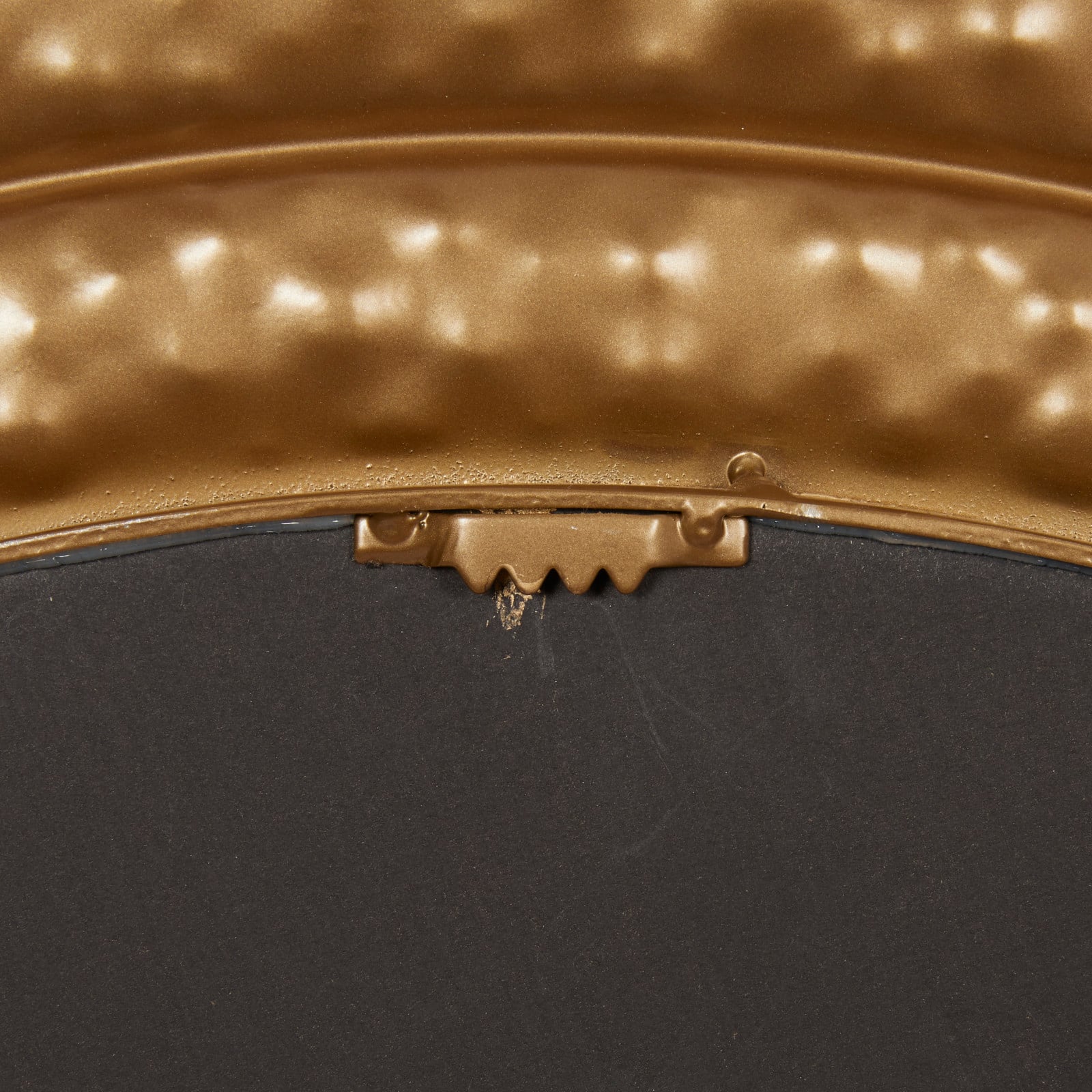 39&#x22; Gold Glam Metal Wall Mirror