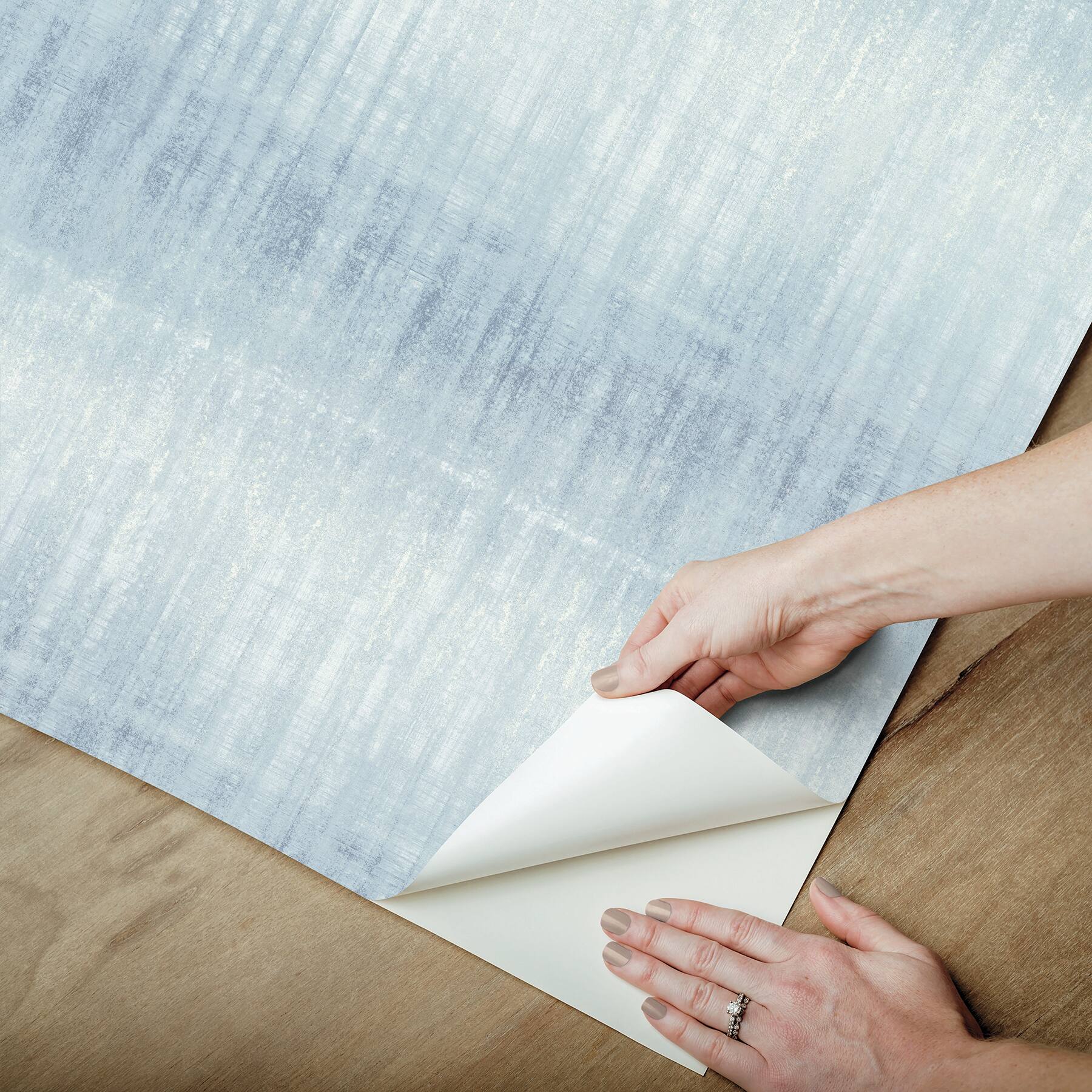 InHome Sanctuary Blue Peel &#x26; Stick Wallpaper