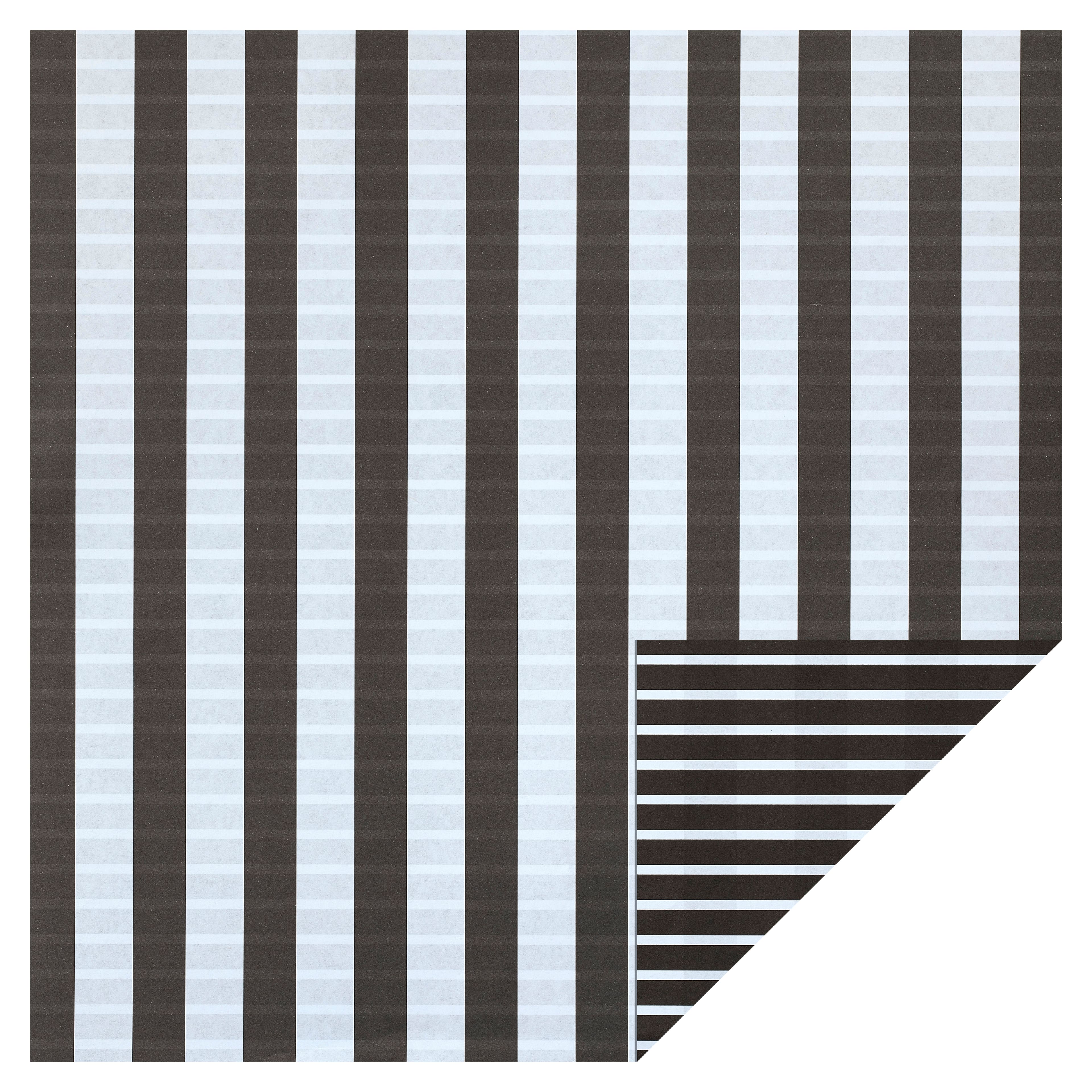 Black & White Stripe Better Than Paper-48x12