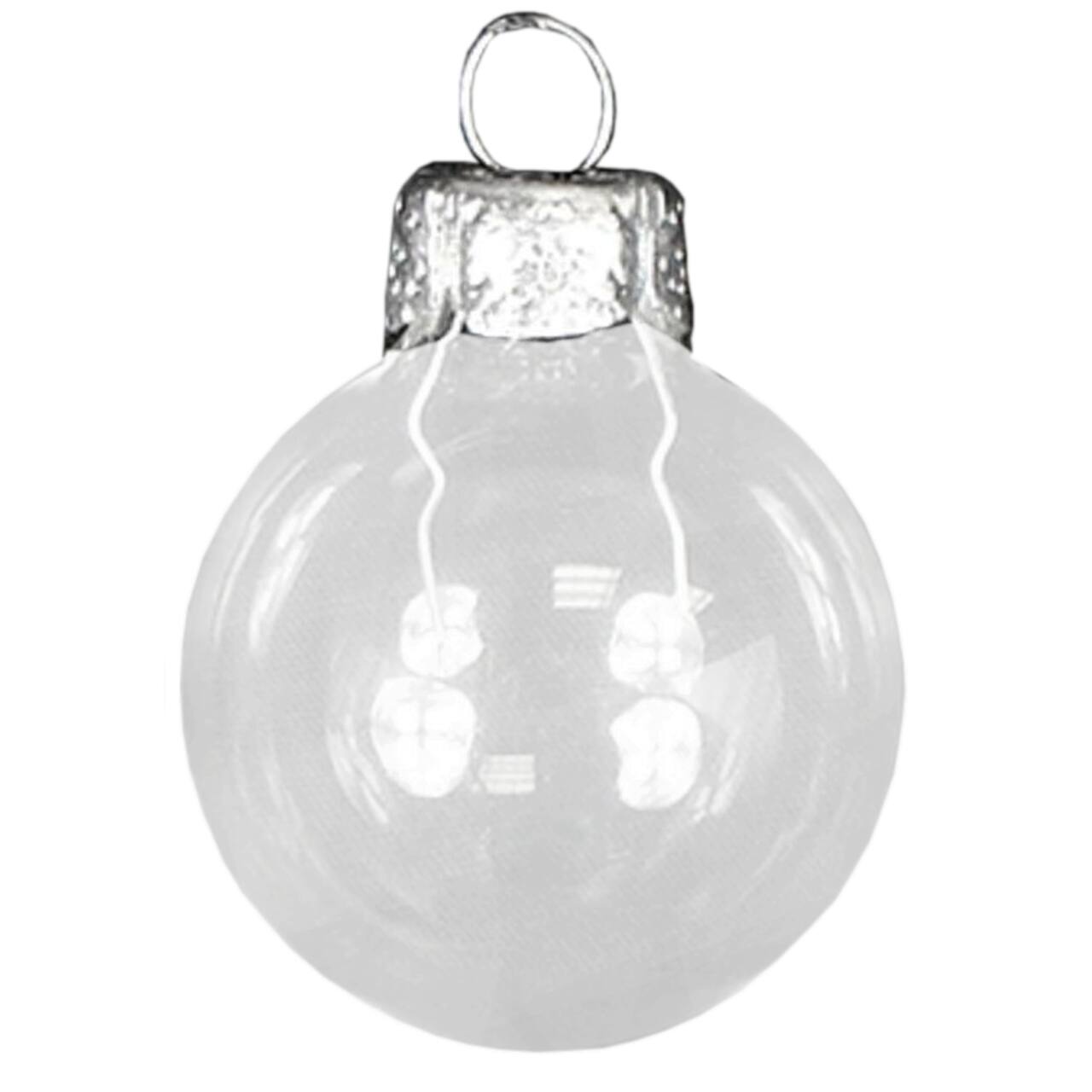 Whitehurst 6ct. 4" Clear Glass Ball Ornaments
