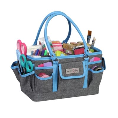 Everything Mary Blue Craft Bag Organizer Tote