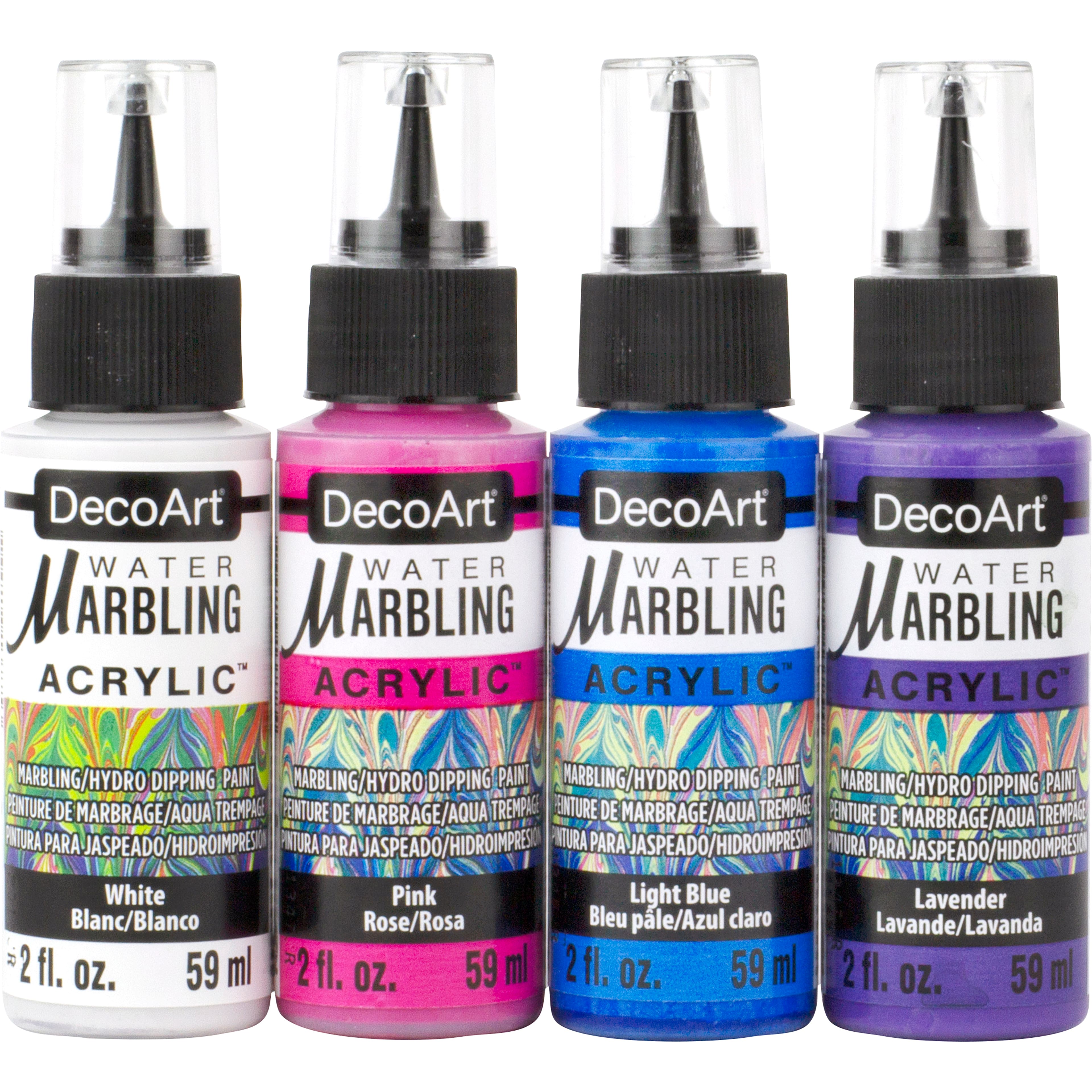 DecoArt&#xAE; Pastel Lights Water Marbling Acrylic&#x2122; Paint Set