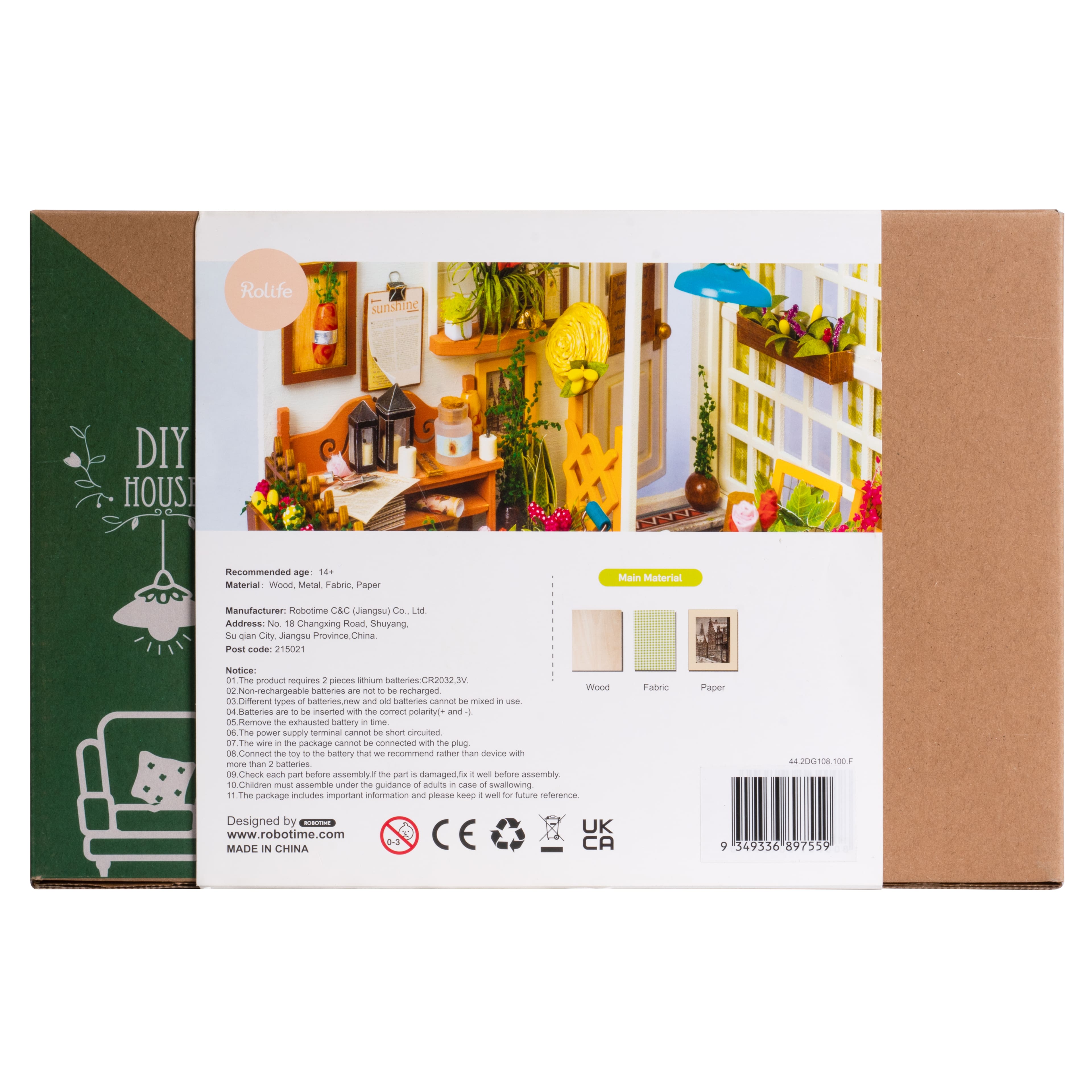 Rolife&#xAE; Miller&#x27;s Garden DIY Miniature House Kit