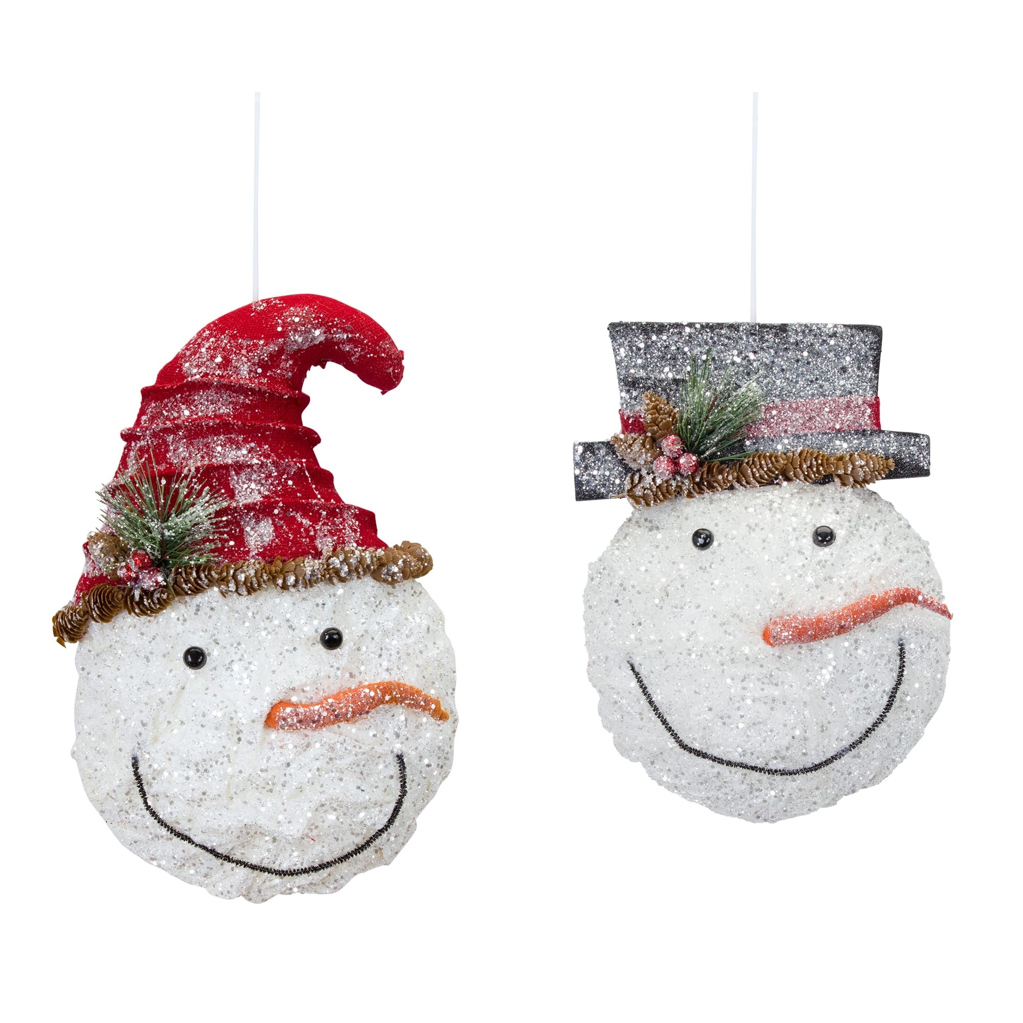 Snowman Head Ornament Set 12.5" & 15" Michaels