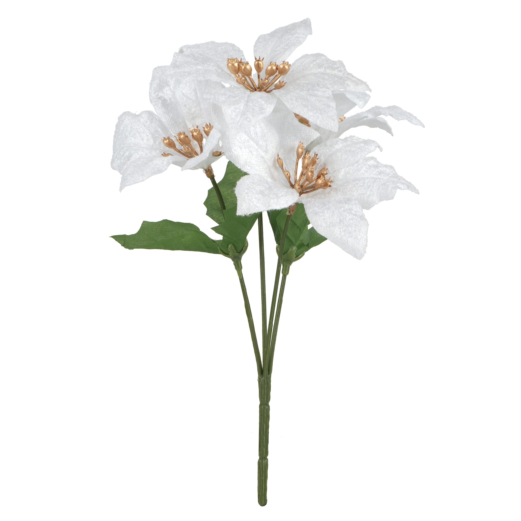 9&#x22; White Poinsettia Bush by Ashland&#xAE;