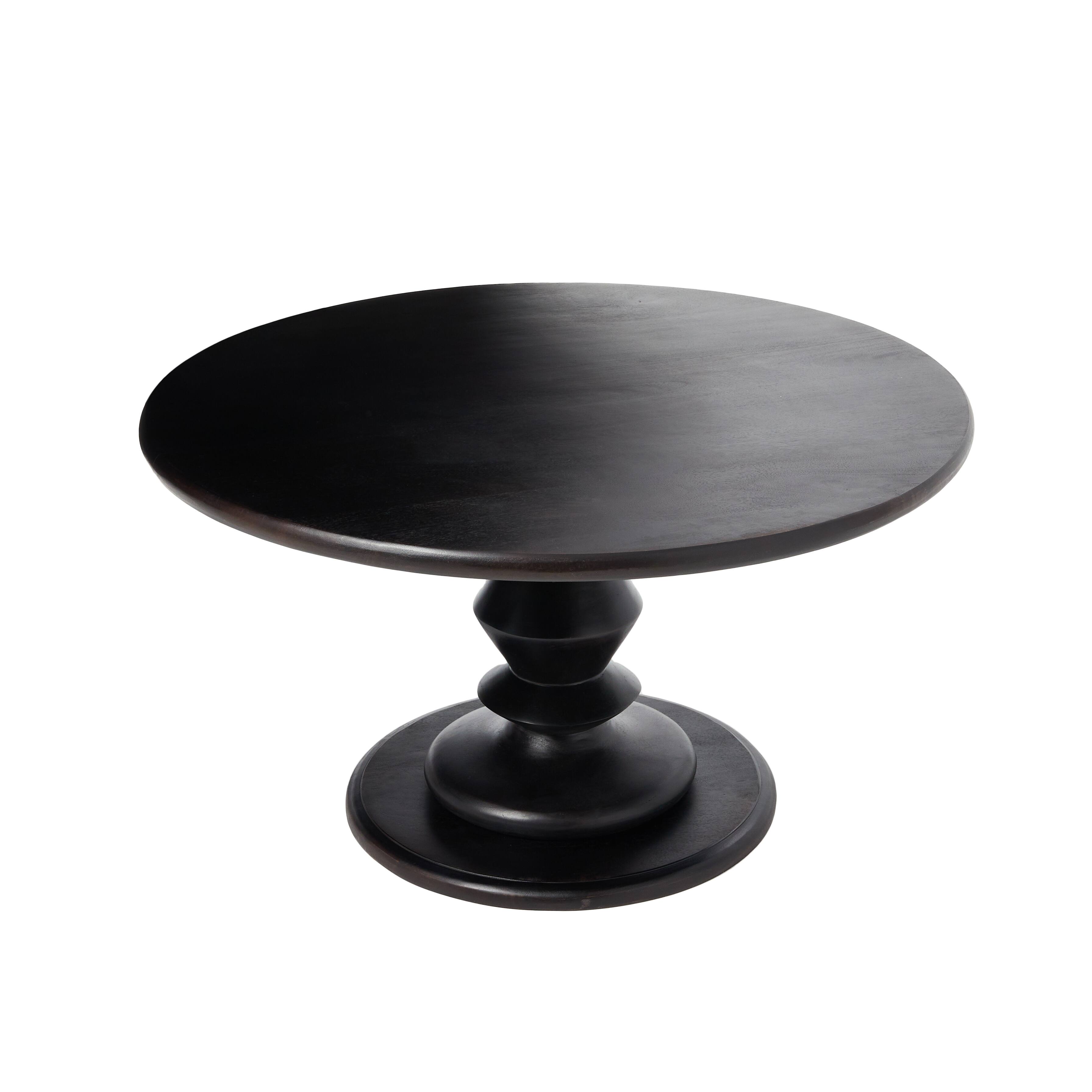 34&#x22; Berns Solid Wood Mid Century Modern Pedestal Coffee Table
