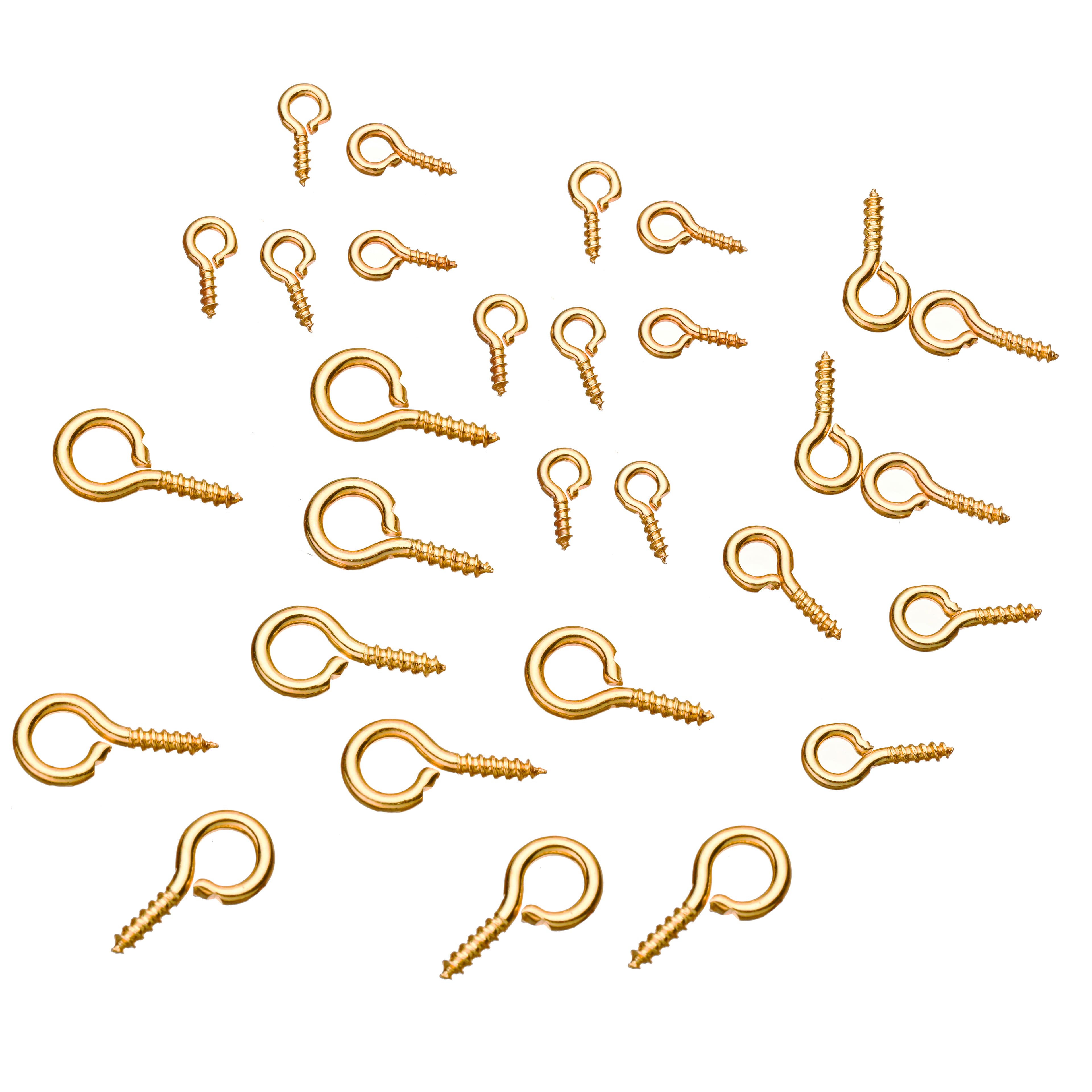 Gold Screw Eye Pins, 300ct. by Bead Landing&#x2122;