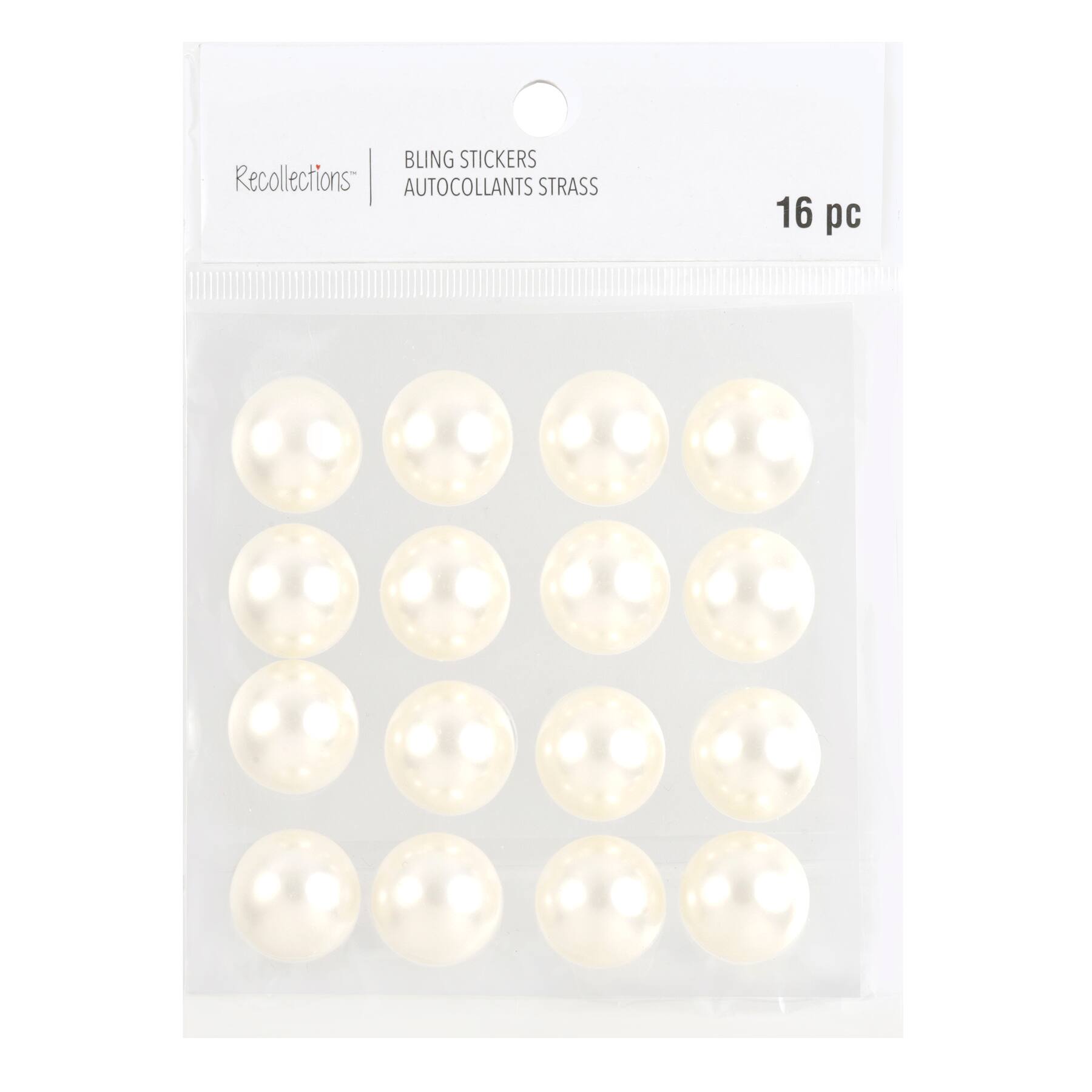 12 Packs: 16 ct. (192 total) Pearl Stickers by Recollections&#x2122;