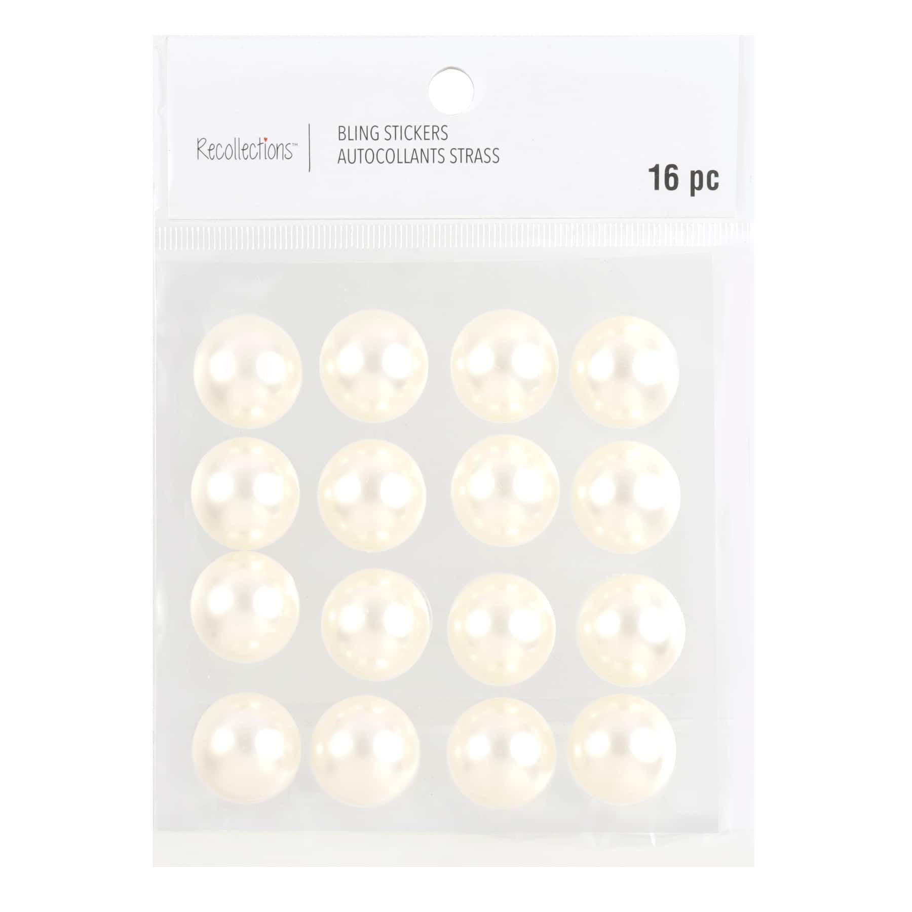 12 Packs: 16 ct. (192 total) Pearl Stickers by Recollections™
