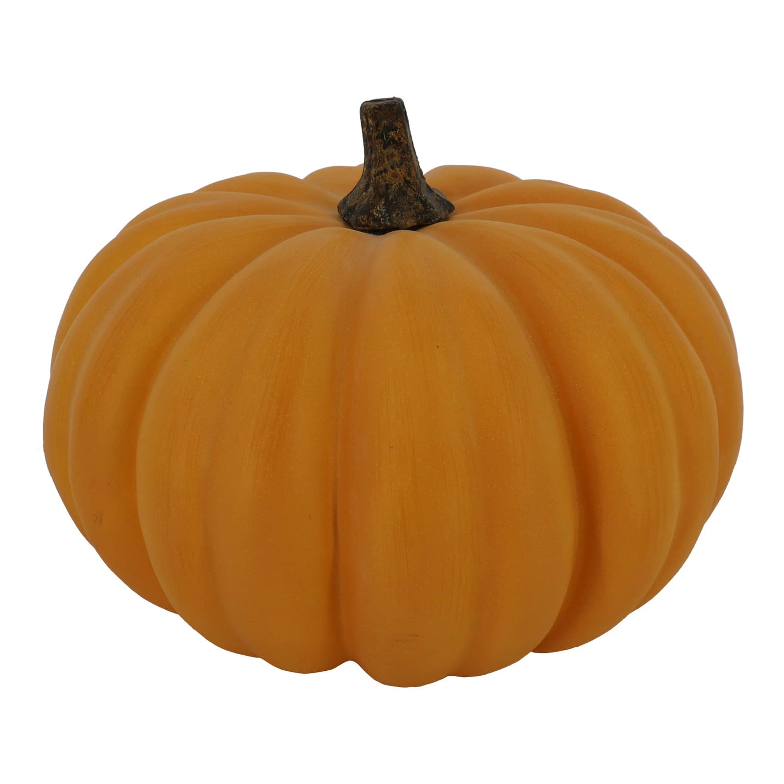 9.5&#x22; Flat Orange Decorative Pumpkin by Ashland&#xAE;