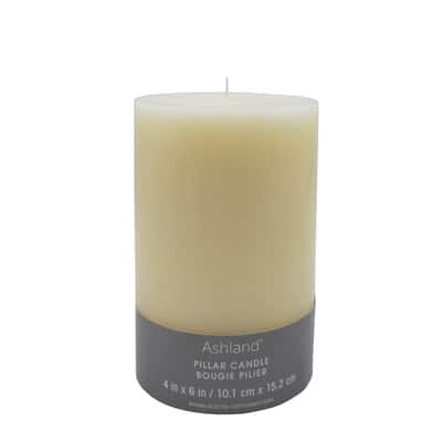 4" x 6" Ivory Pillar Candle by Ashland® image