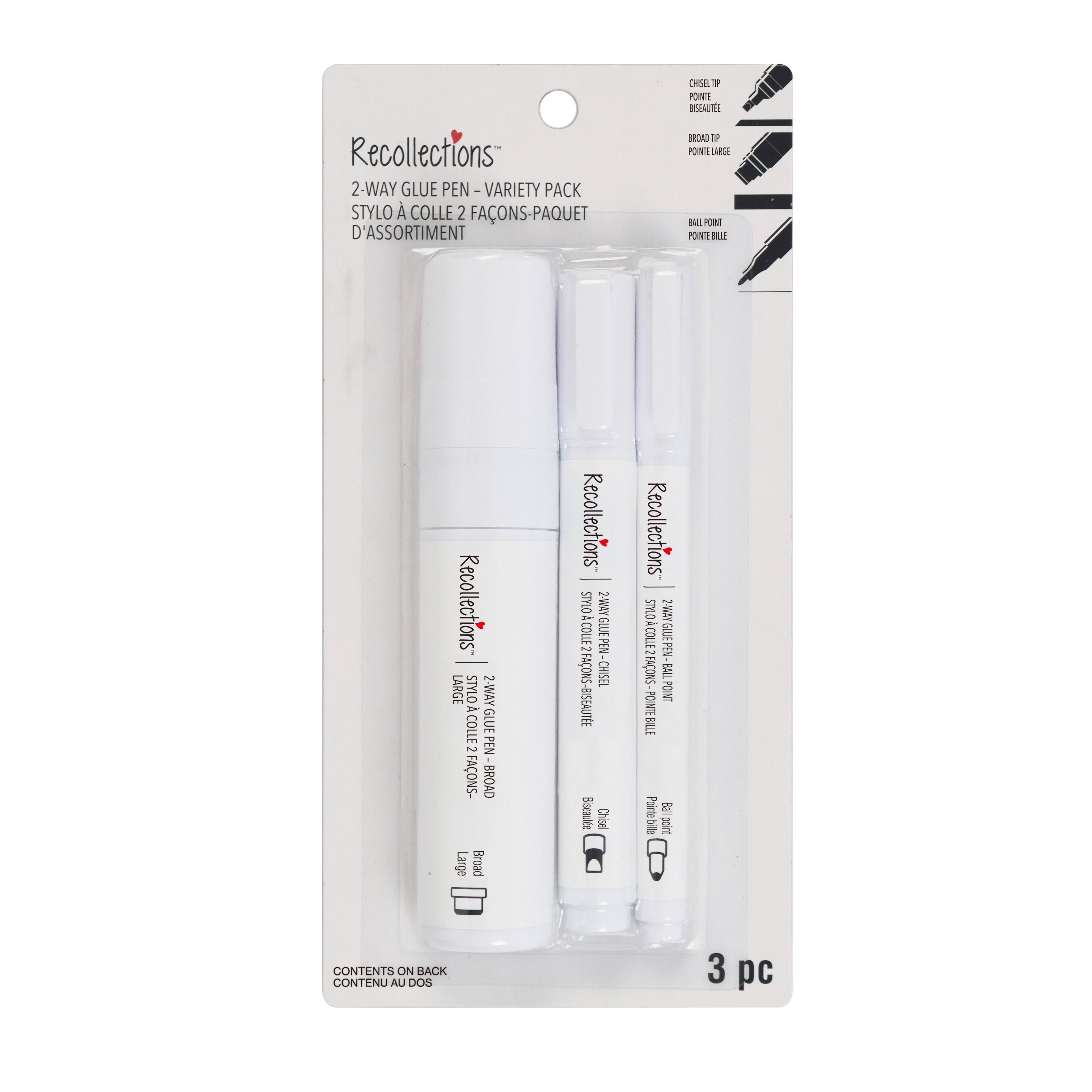 6 Packs: 3 ct. (18 total) Mixed 2-Way Glue Pens by Recollections™