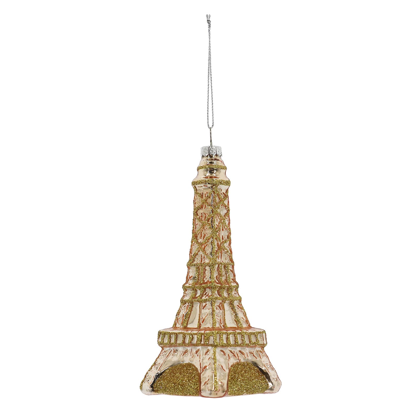 5.5&#x22; Eiffel Tower Glass Ornament by Ashland&#xAE;