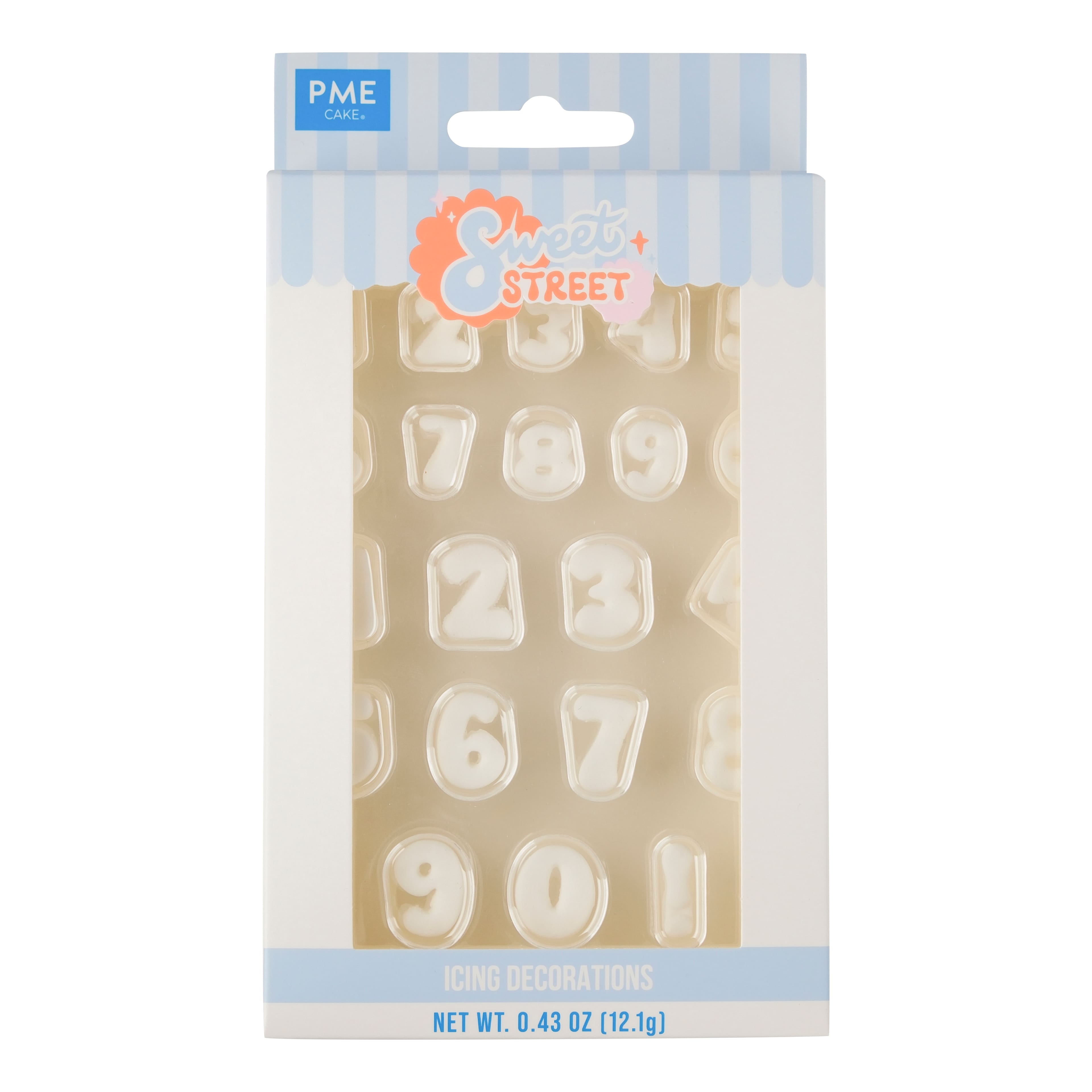 PME Cake Sweet Street&#x2122; Numbers Icing Decorations