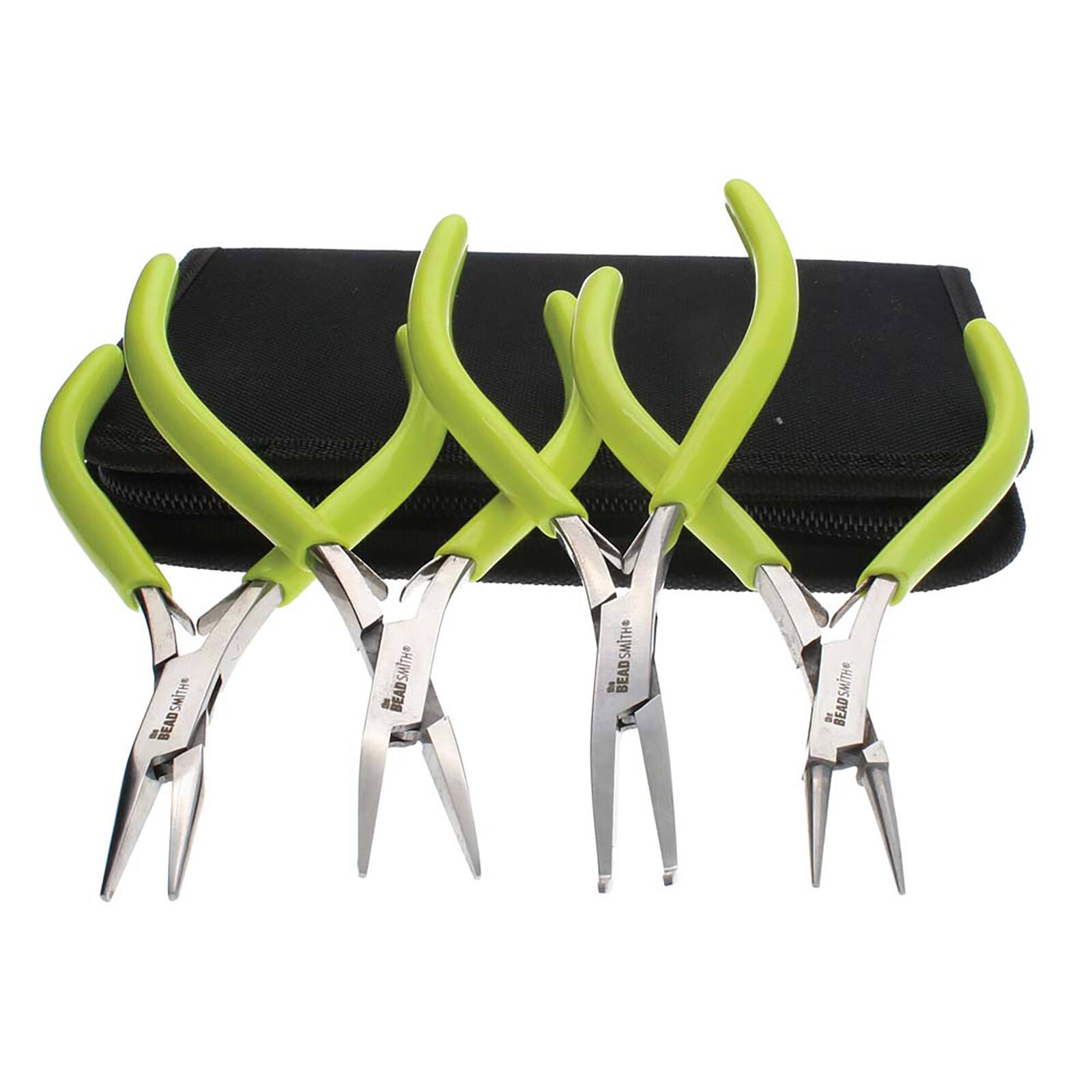 The Beadsmith&#xAE; Micro-Fine&#x2122; 4 Piece Plier Set