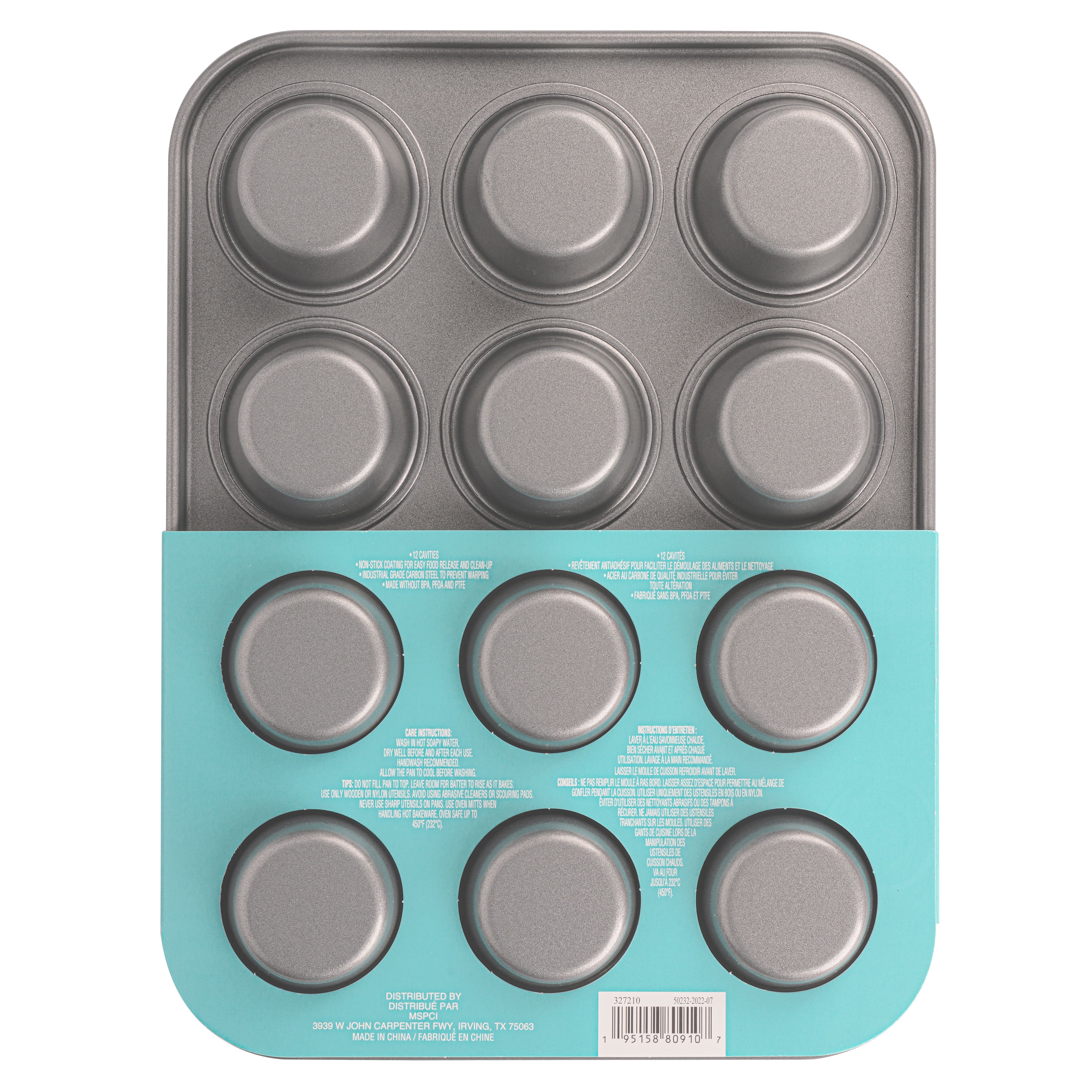 The Cellar Silicone 12-Cup Muffin Pan, Created for Macy's - Macy's