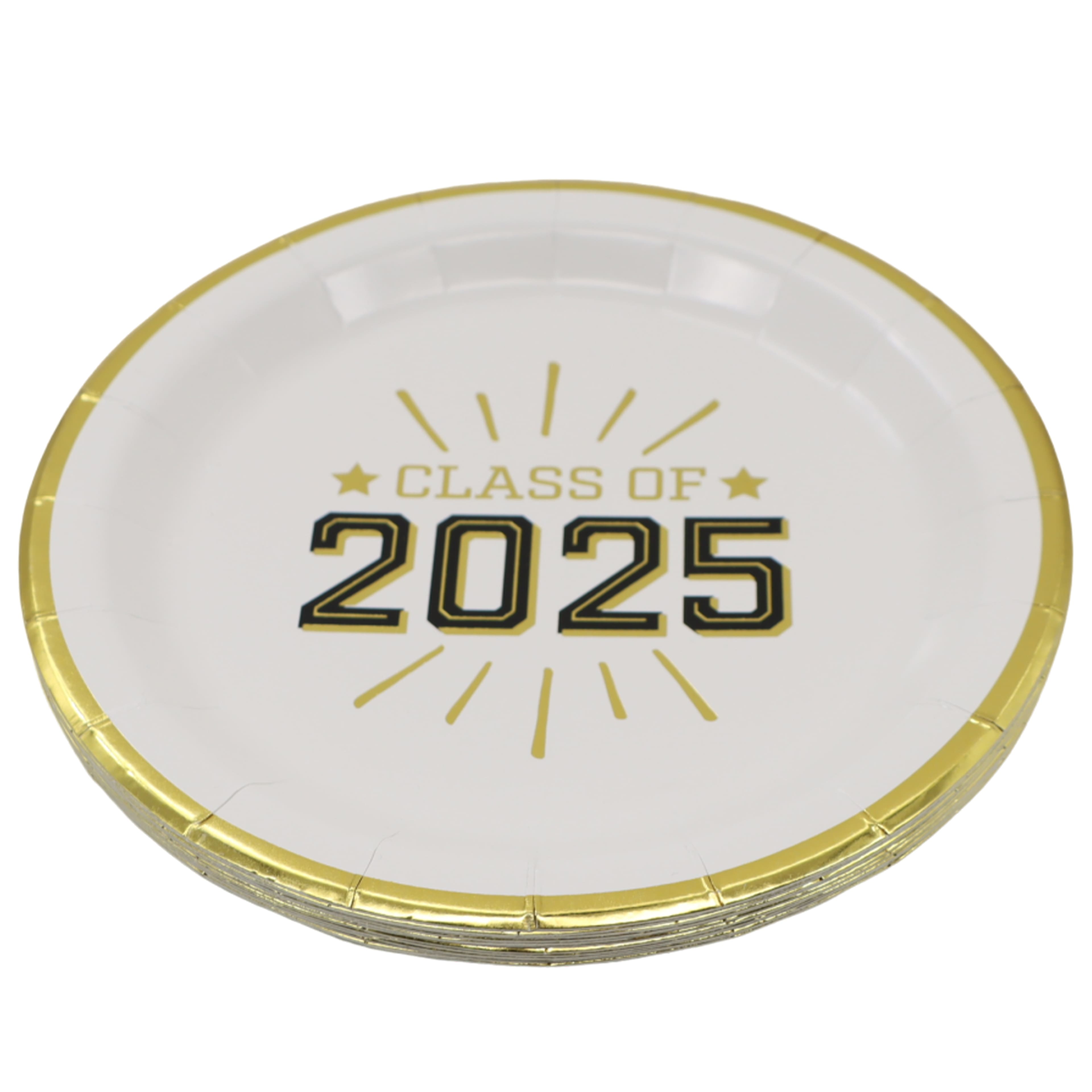 7&#x22; Class of 2025 Paper Plates, 12ct. by Celebrate It&#x2122;