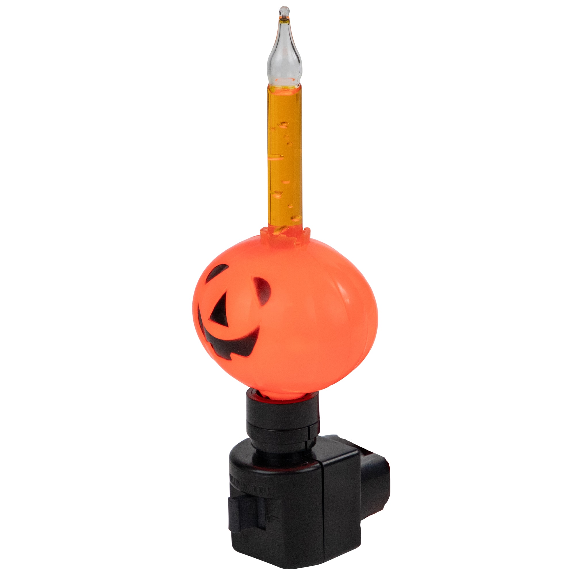 6.5&#x22; Jack-O-Lantern Halloween Bubble Night Light