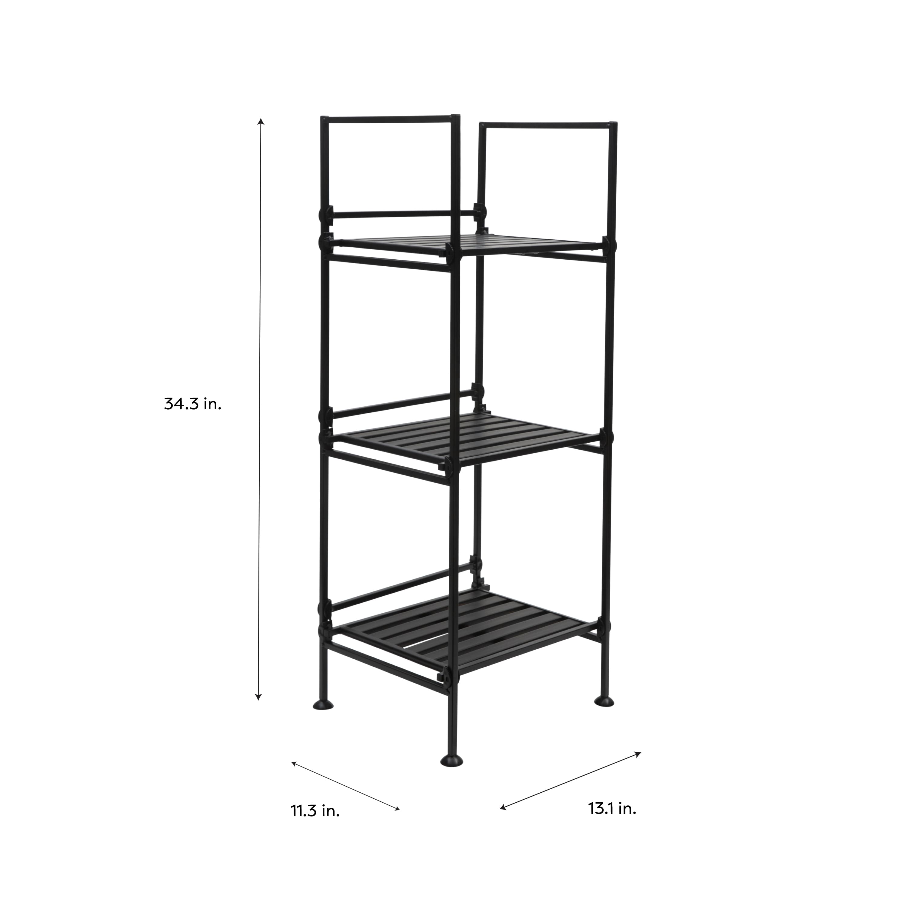 Organize It All 3 Tier Square Shelving Tower