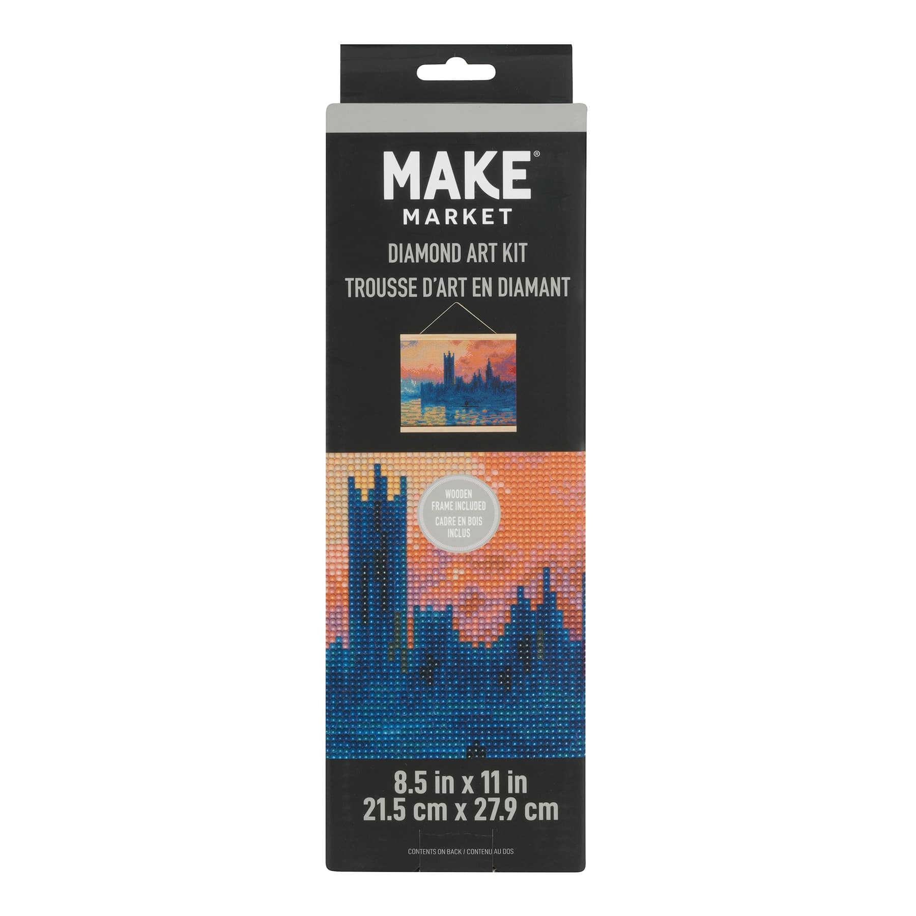 Houses of Parliament with Frame Diamond Art Kit by Make Market&#xAE;