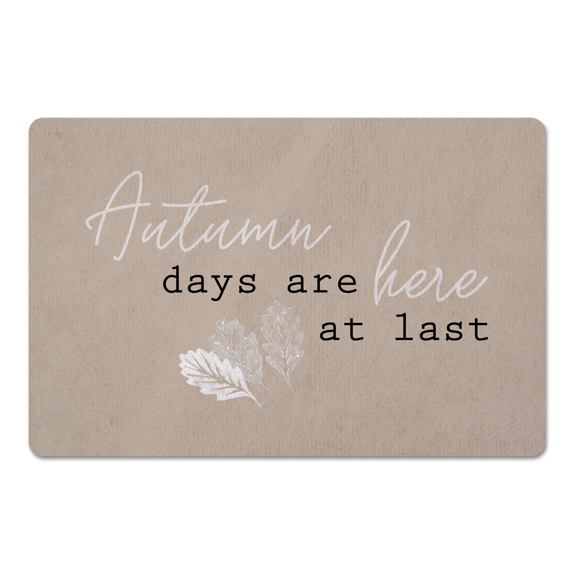 Autumn Days At Last Floor Mat