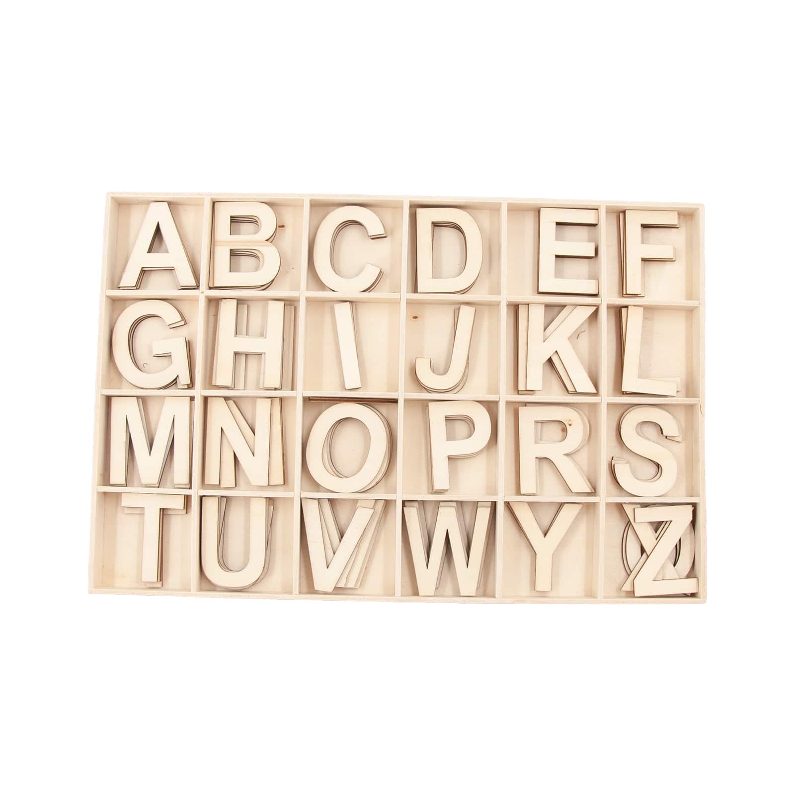 121 Piece Wood Letter Set by ArtMinds™ | Michaels