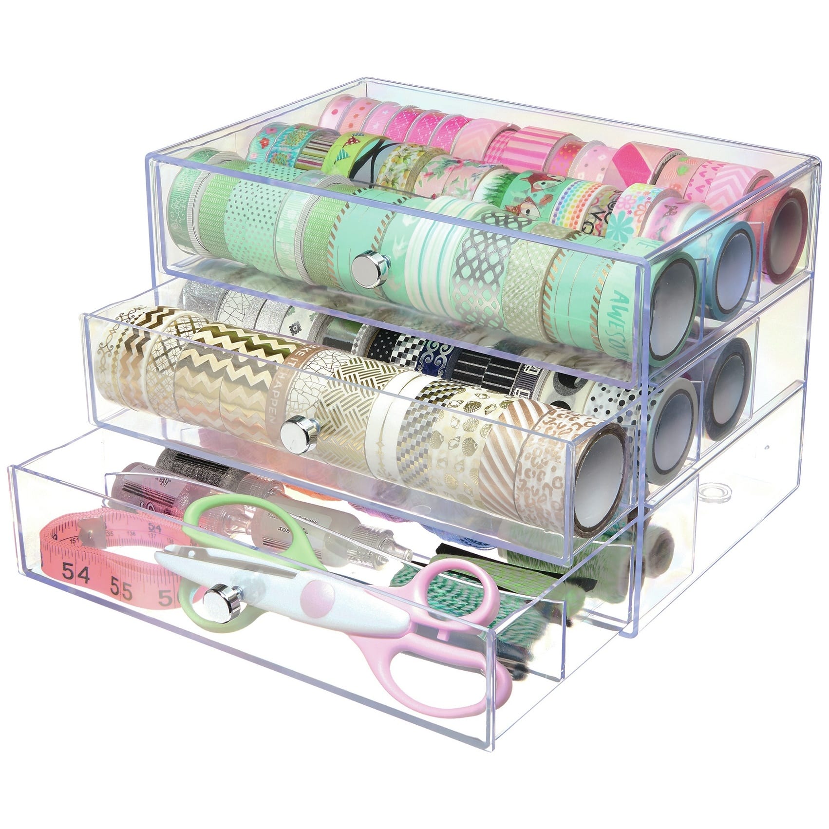 Deflecto&#xAE; Clear Washi Tape Storage Cube