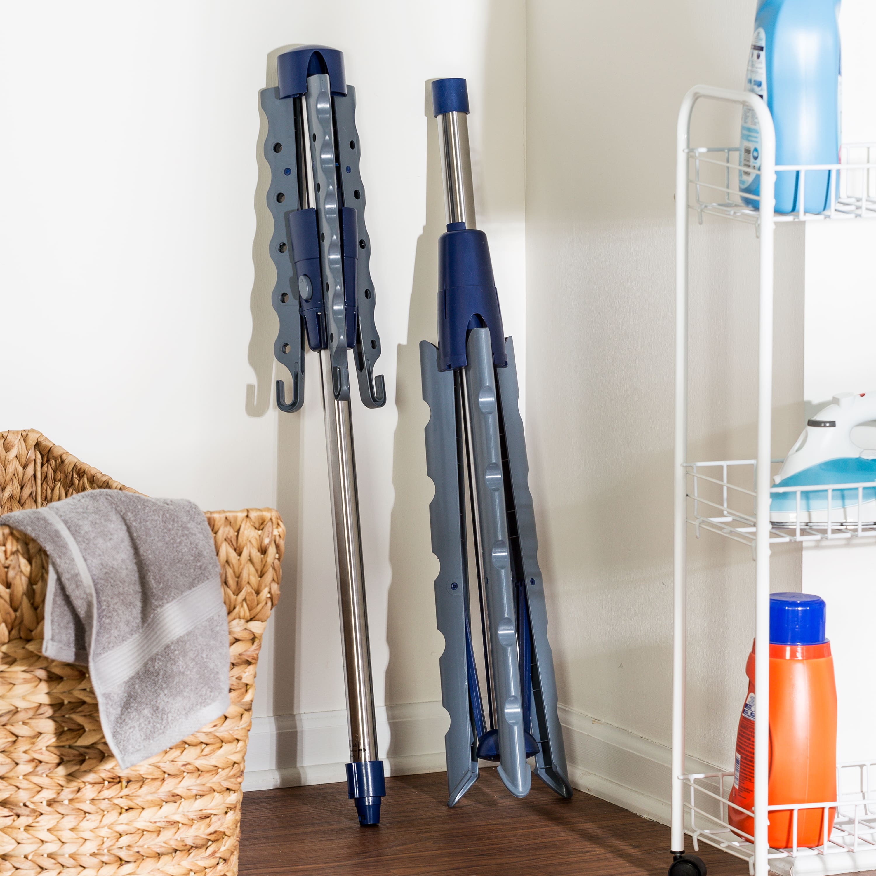 Honey Can Do Blue Collapsible Tripod Clothes Drying Rack