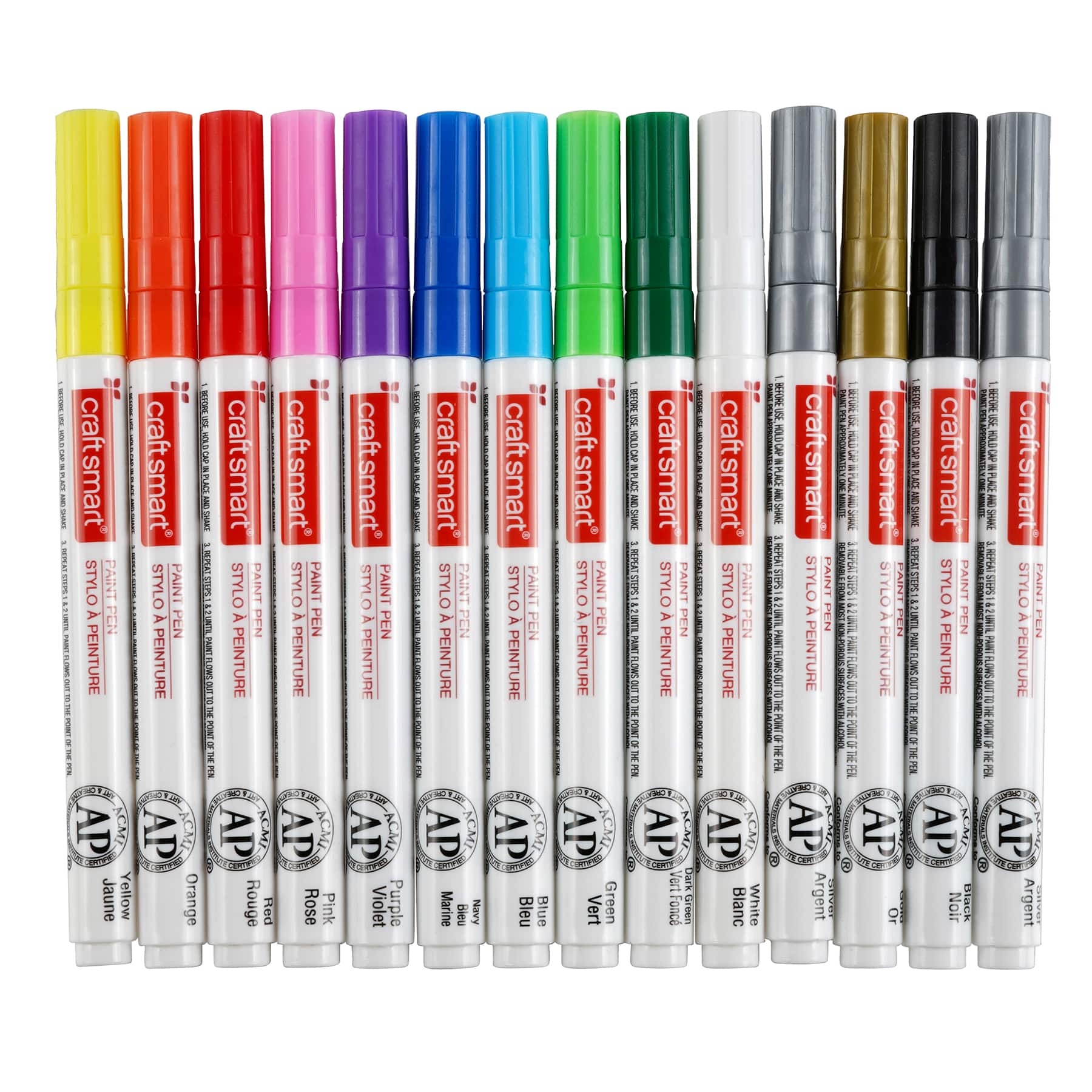 8 Packs: 14 ct. (112 total) Medium Line Tip Paint Pen Set by Craft Smart&#xAE;